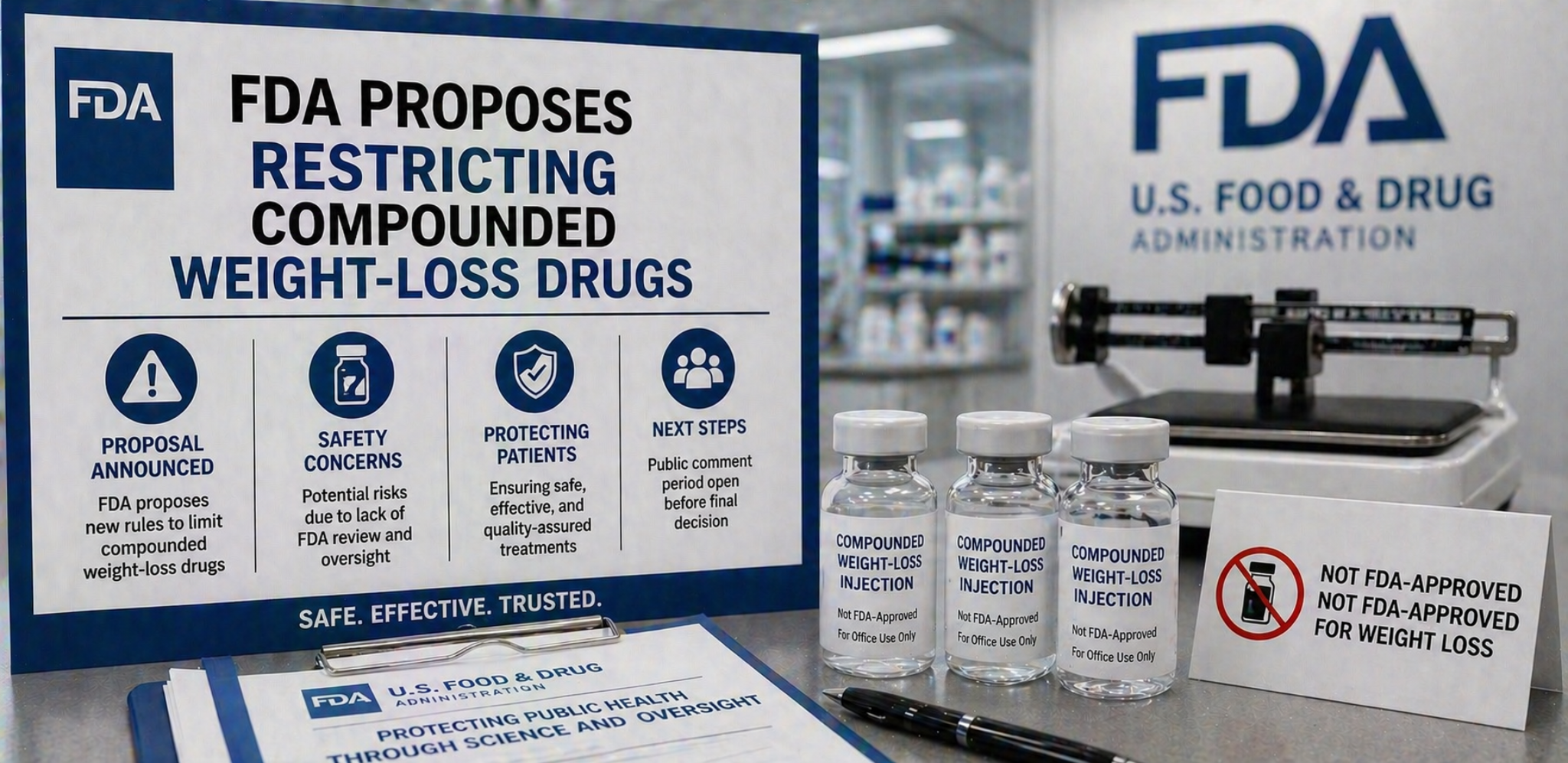 FDA proposes restricting compounded weight-loss drugs