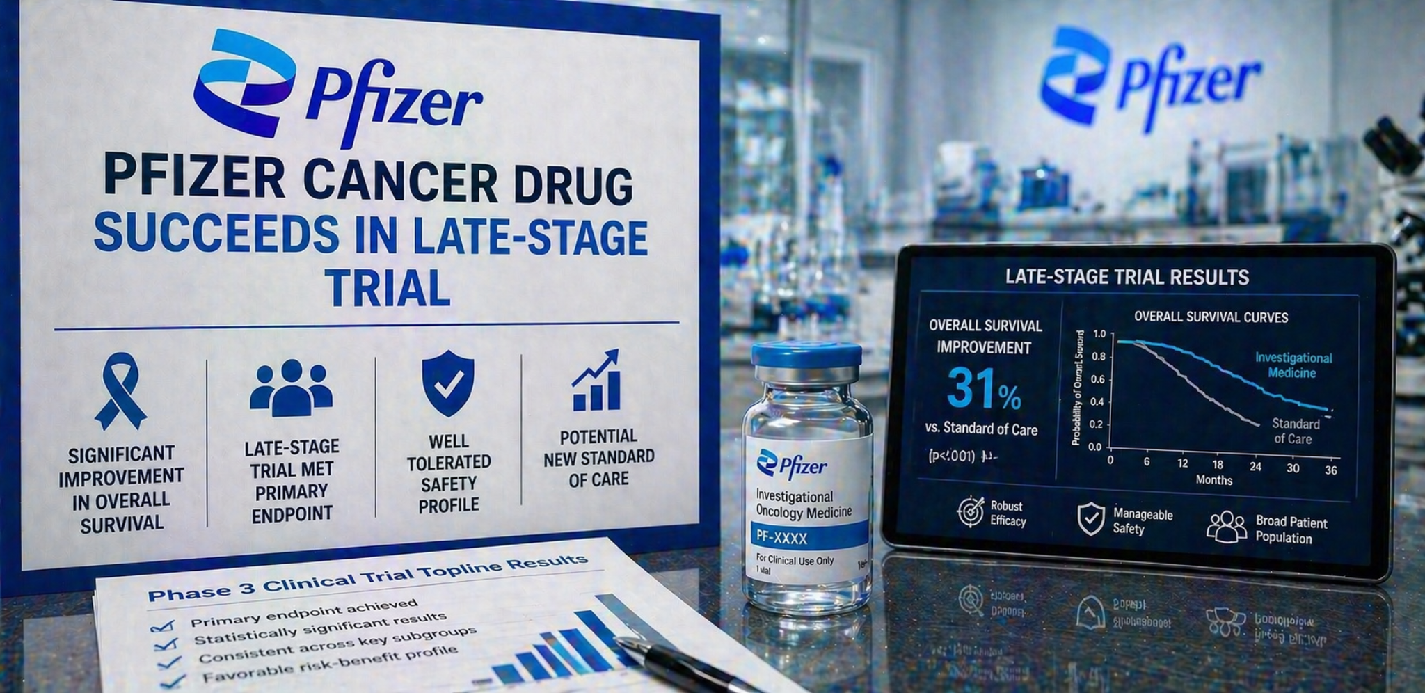 Pfizer cancer drug succeeds in late-stage trial