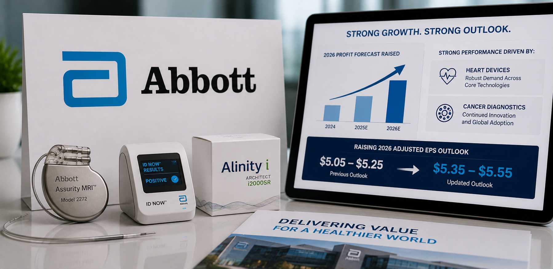 Abbott Raises 2026 Profit Forecast as Heart Devices and Cancer Diagnostics Drive Strong Growth