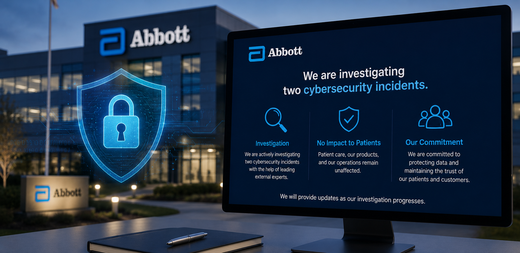 Abbott Investigates Two Cyber Incidents, Says Patient Care and Operations Remain Unaffected