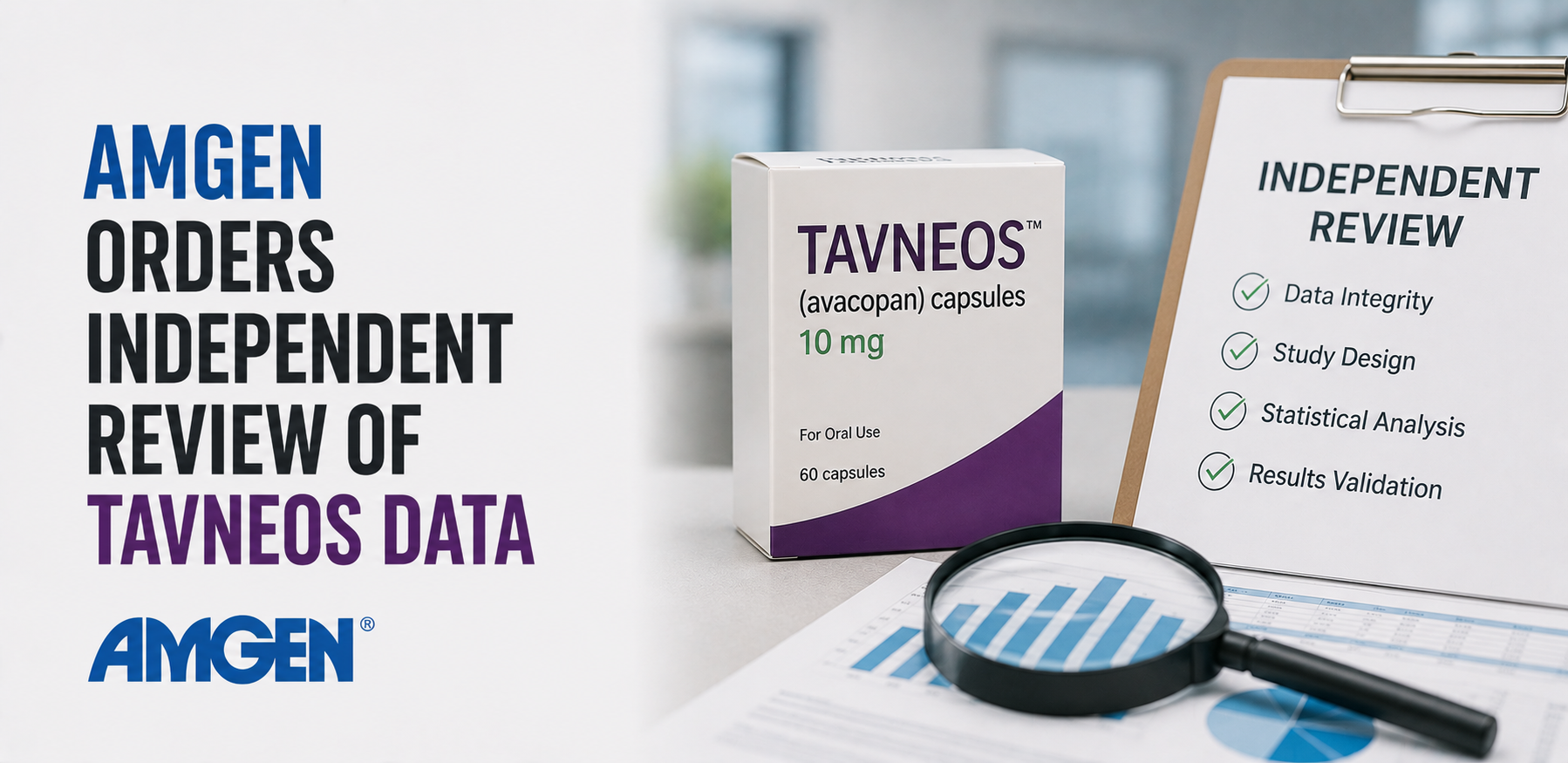 Amgen Orders Independent Review of Tavneos Data