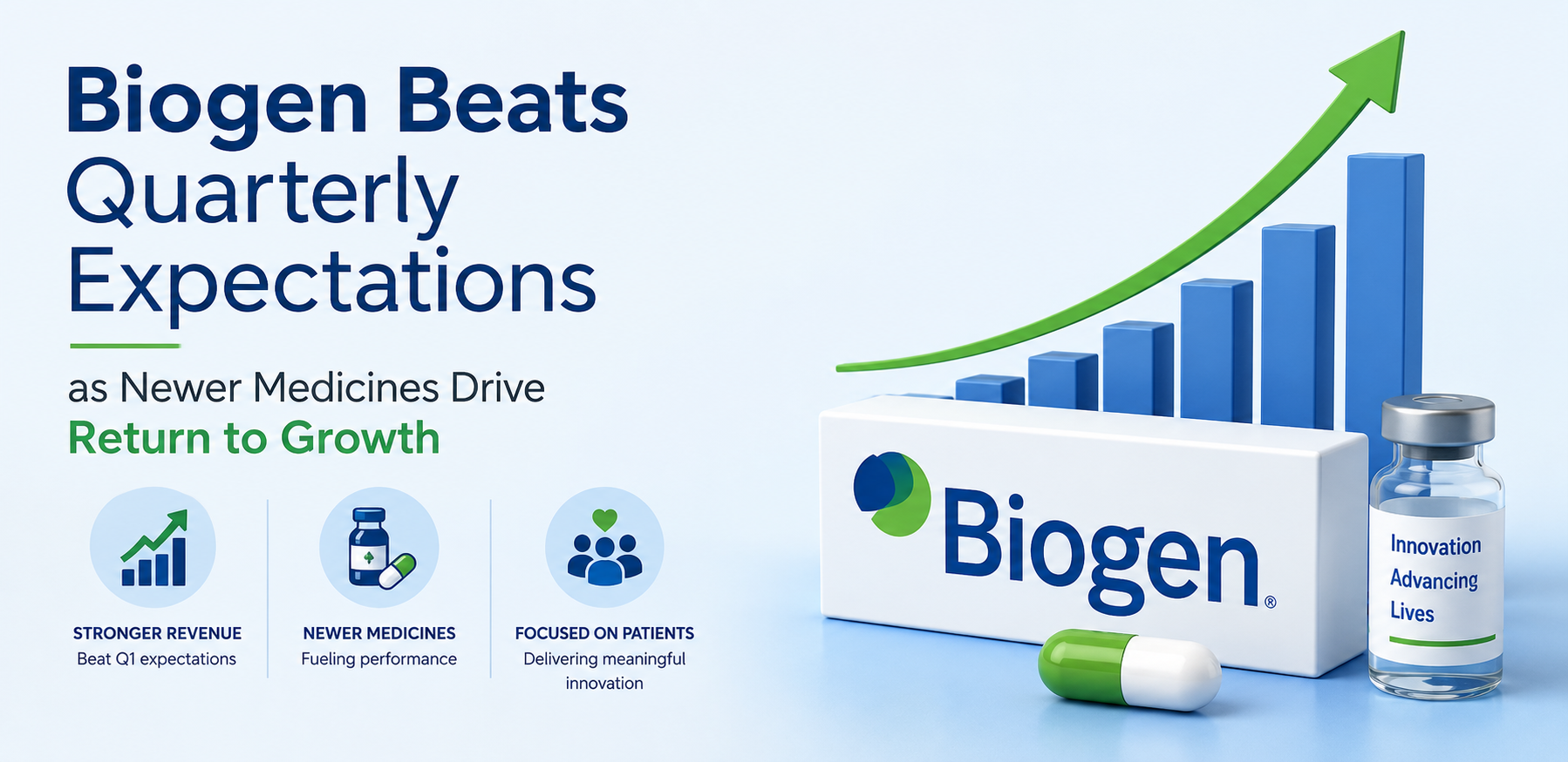 Biogen Beats Quarterly Expectations as Newer Medicines Drive Return to Growth