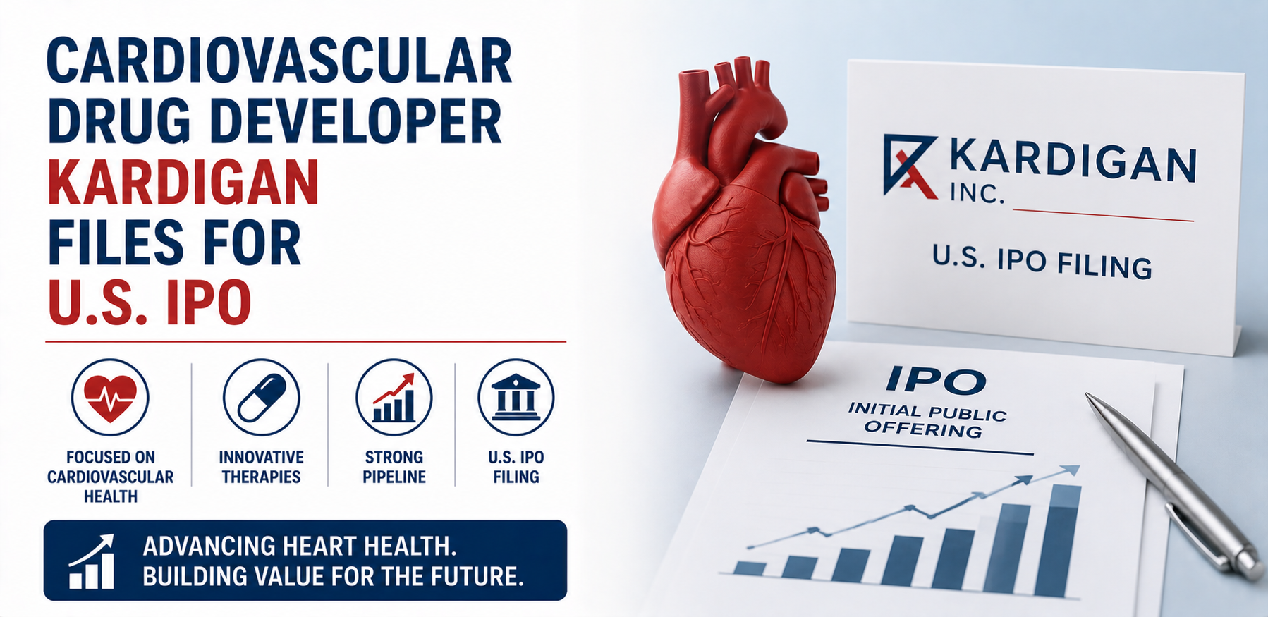 Cardiovascular Drug Developer Kardigan Files for U.S. IPO