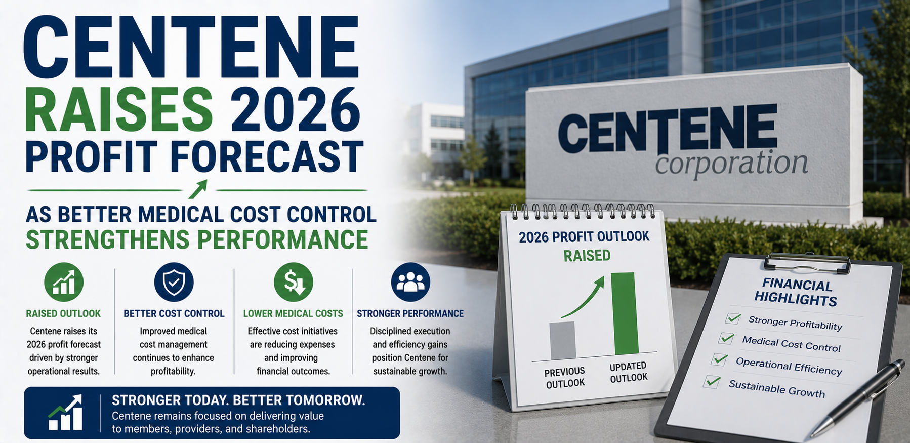 Centene Raises 2026 Profit Forecast as Better Medical Cost Control Strengthens Performance
