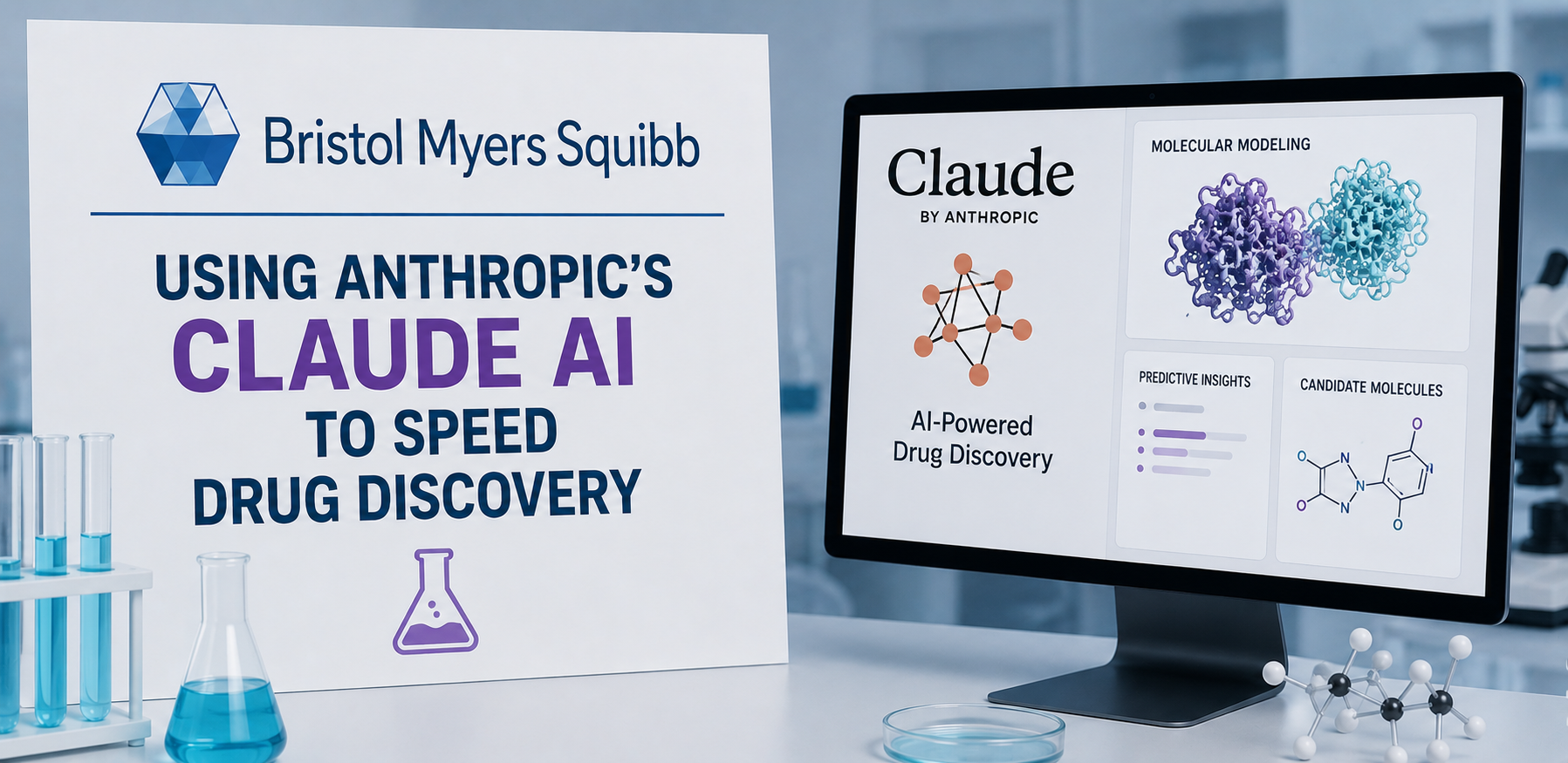 Bristol Myers Using Anthropic’s Claude AI to Speed Drug Discovery
