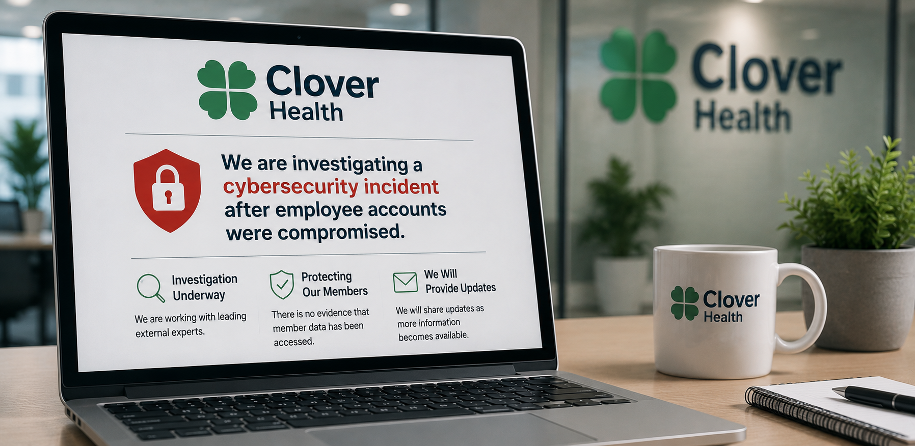 Clover Health Investigates Cybersecurity Incident After Employee Accounts Are Compromised