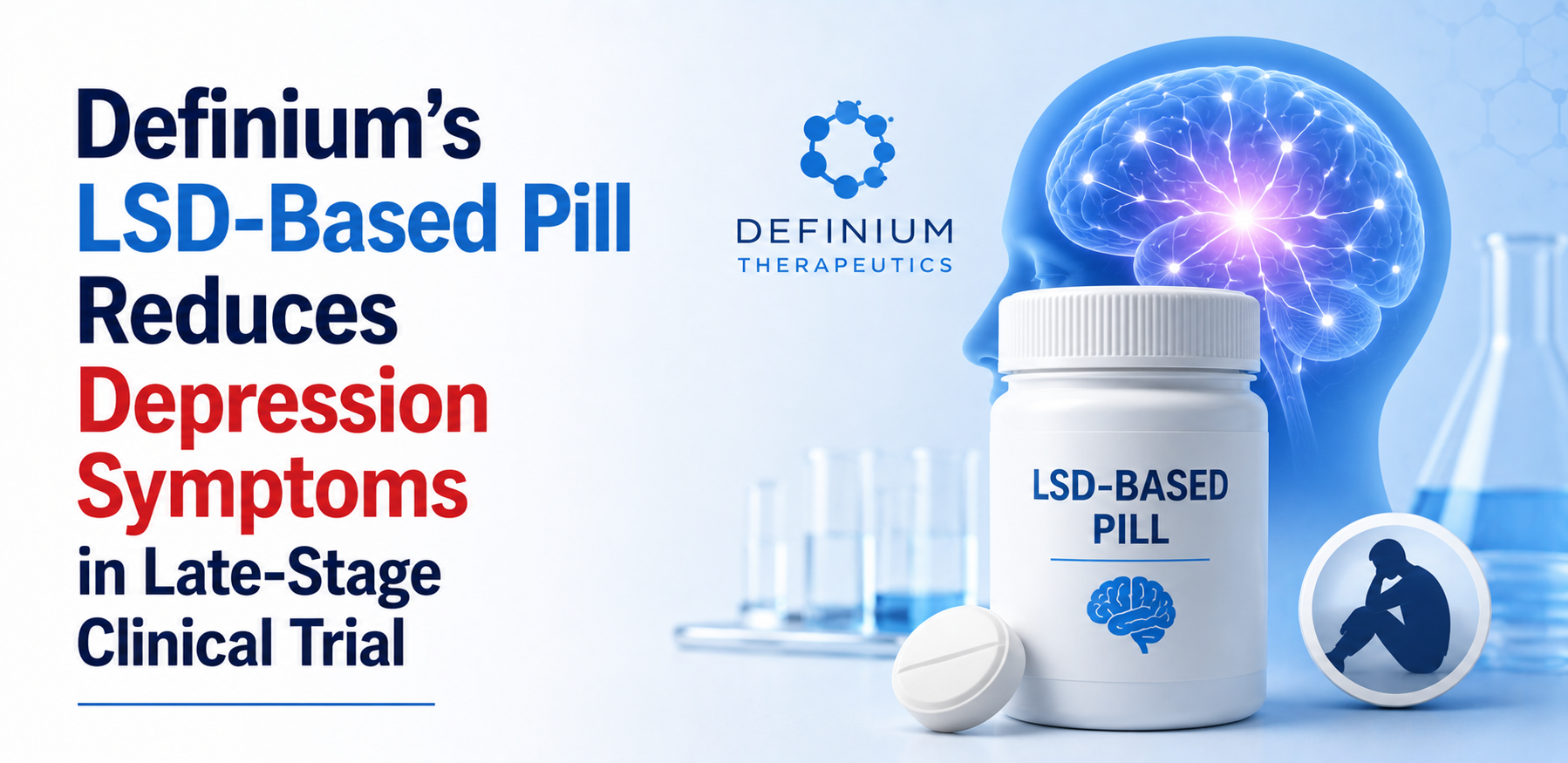 Definium's LSD-Based Pill Reduces Depression Symptoms in Late-Stage Clinical Trial
