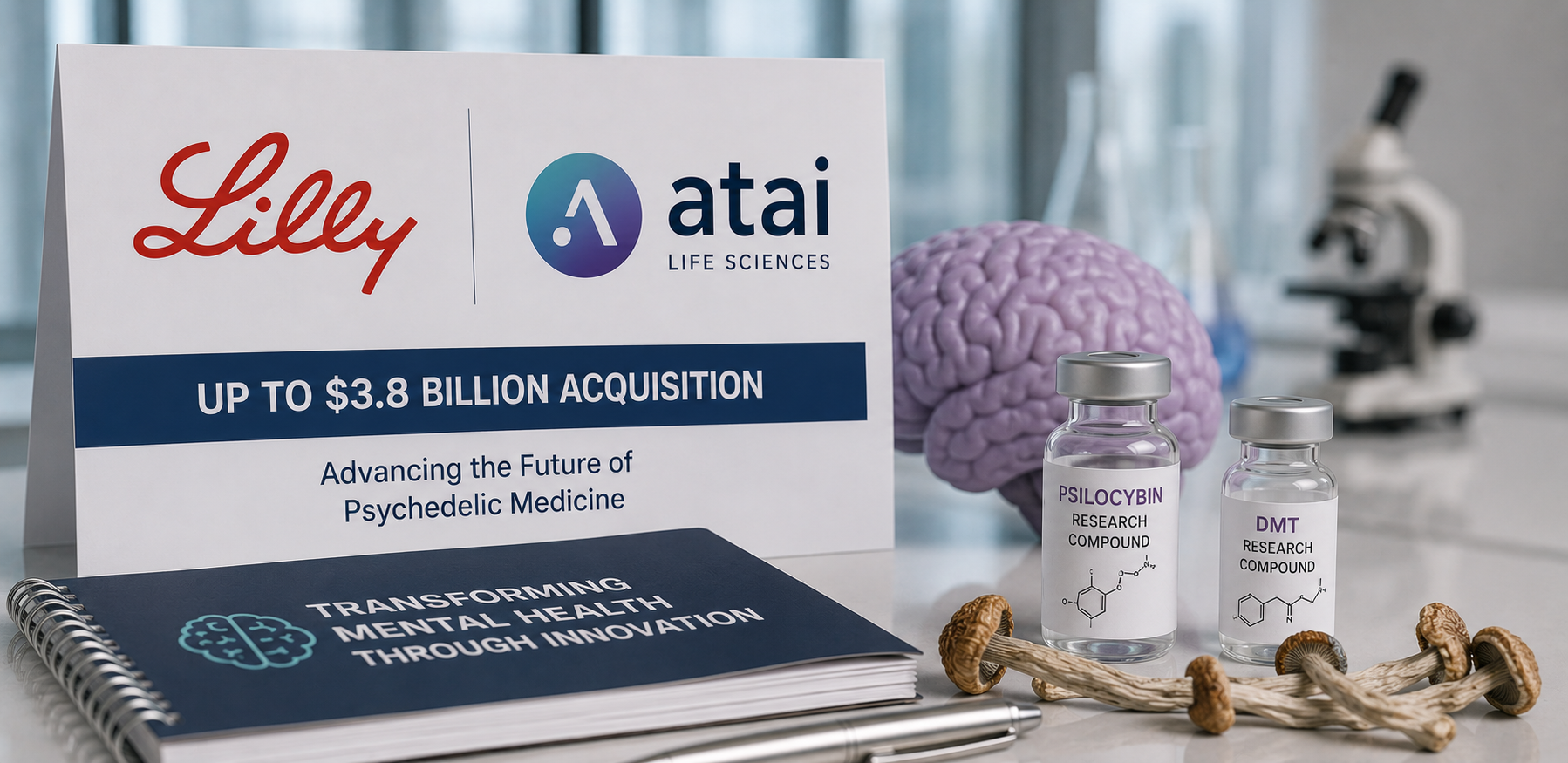 Eli Lilly Enters the Psychedelic Medicine Race with Up to $3.8 Billion AtaiBeckley Acquisition