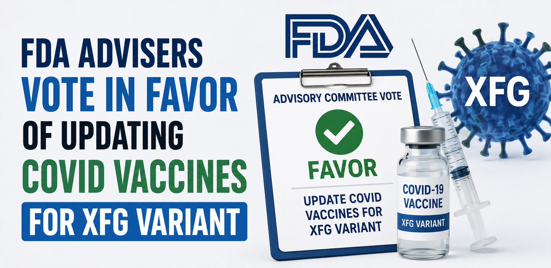 FDA Advisers Vote in Favor of Updating COVID Vaccines for XFG Variant