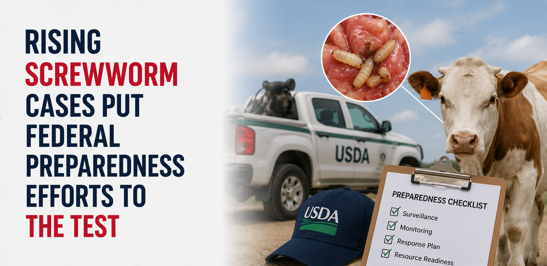 Rising Screwworm Cases Put Federal Preparedness Efforts to the Test