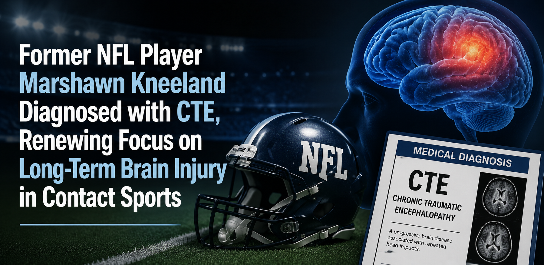 Former NFL Player Marshawn Kneeland Diagnosed with CTE, Renewing Focus on Long-Term Brain Injury in Contact Sports