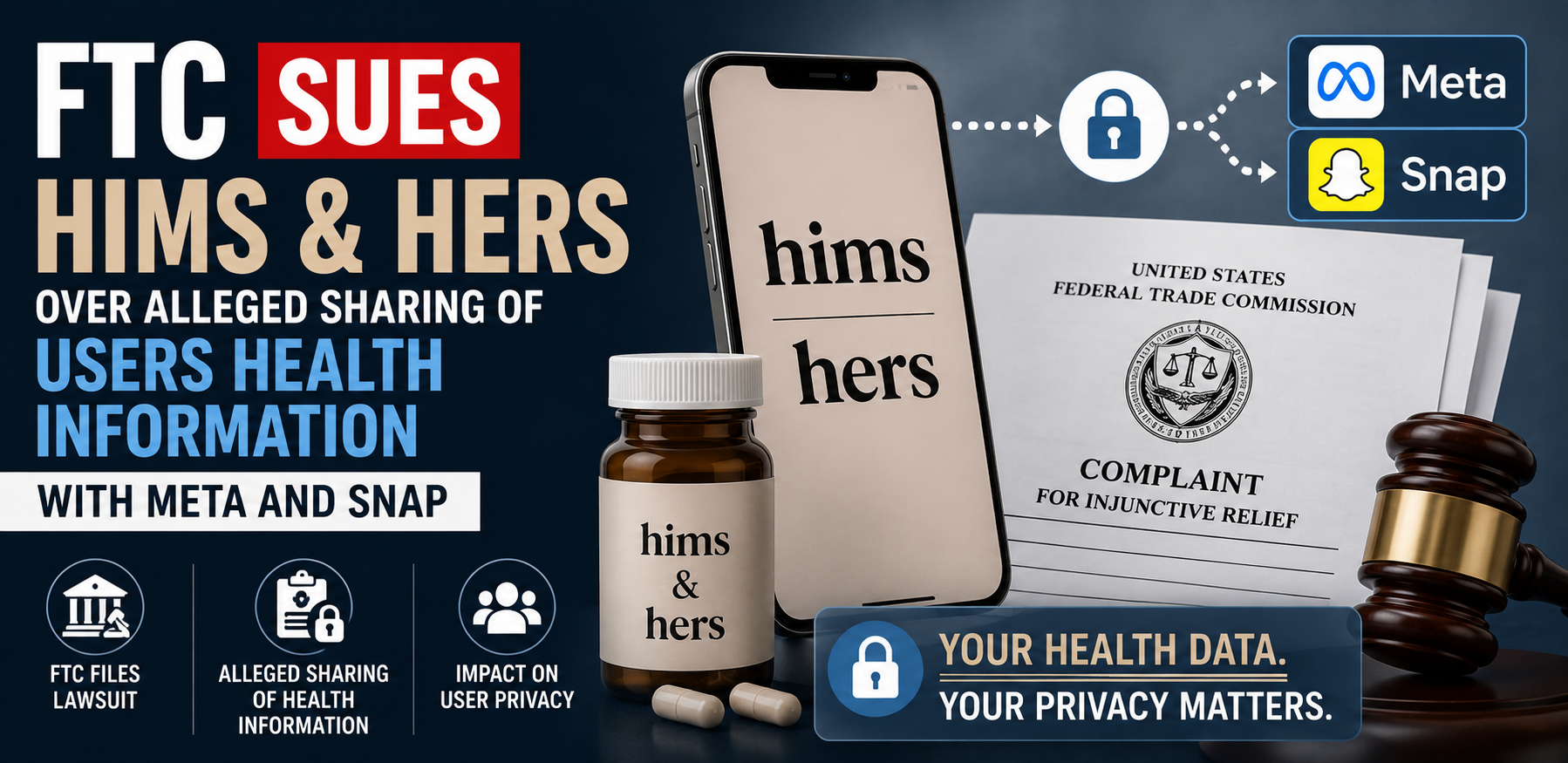 FTC Sues Hims & Hers Over Alleged Sharing of Users' Health Information with Meta and Snap