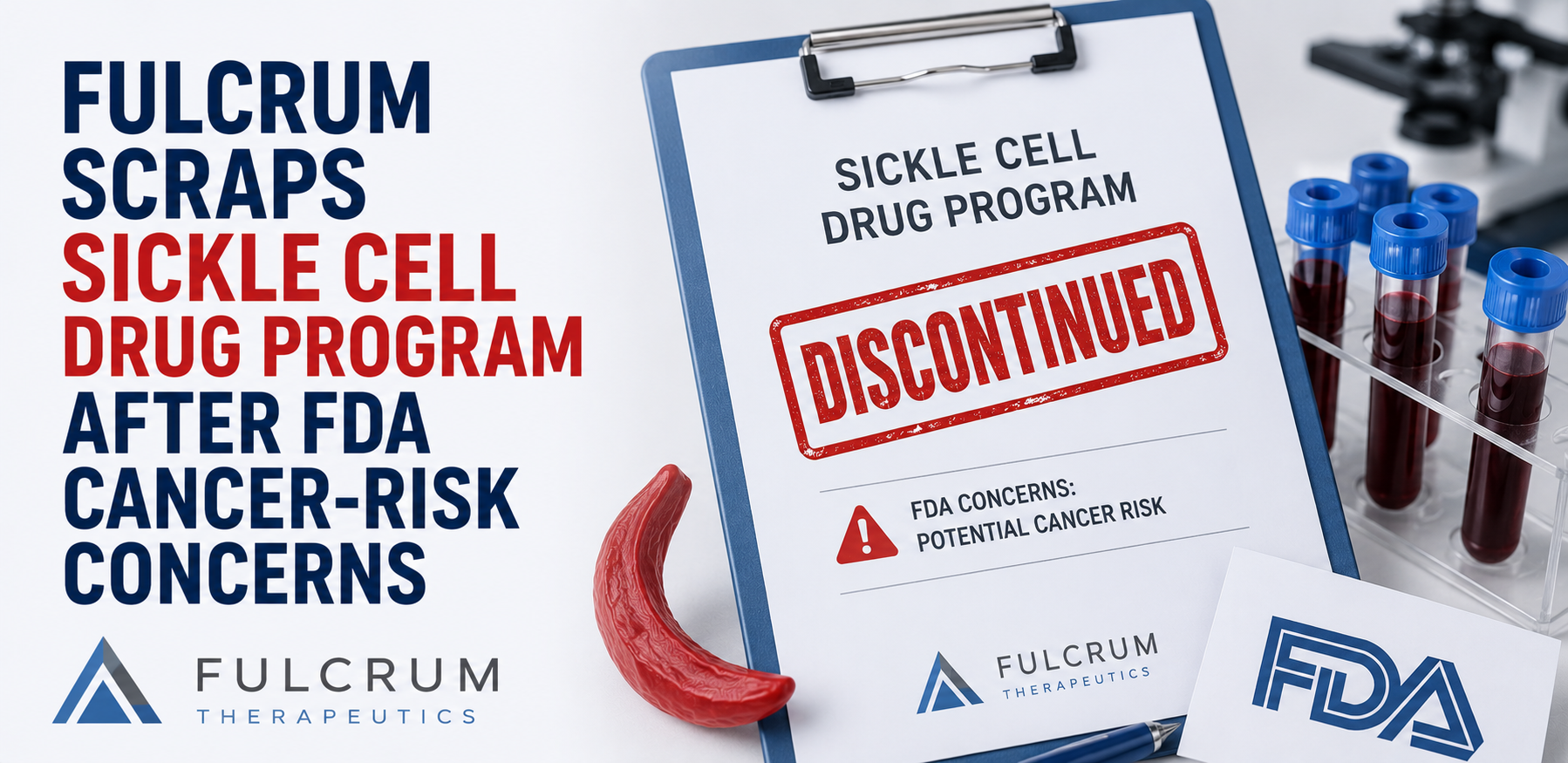 Fulcrum Scraps Sickle Cell Drug Program After FDA Cancer-Risk Concerns
