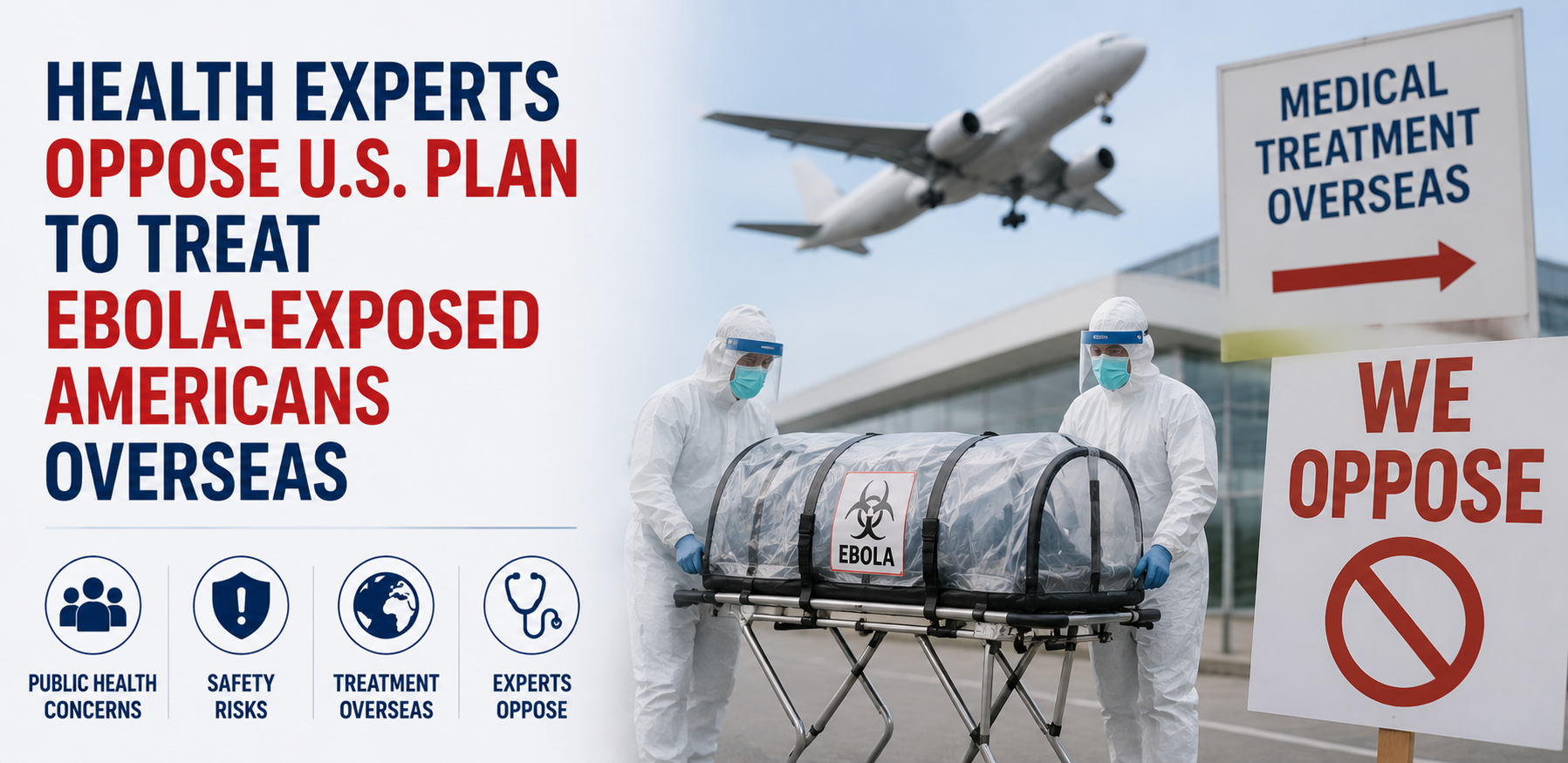 Health Experts Oppose U.S. Plan to Treat Ebola-Exposed Americans Overseas