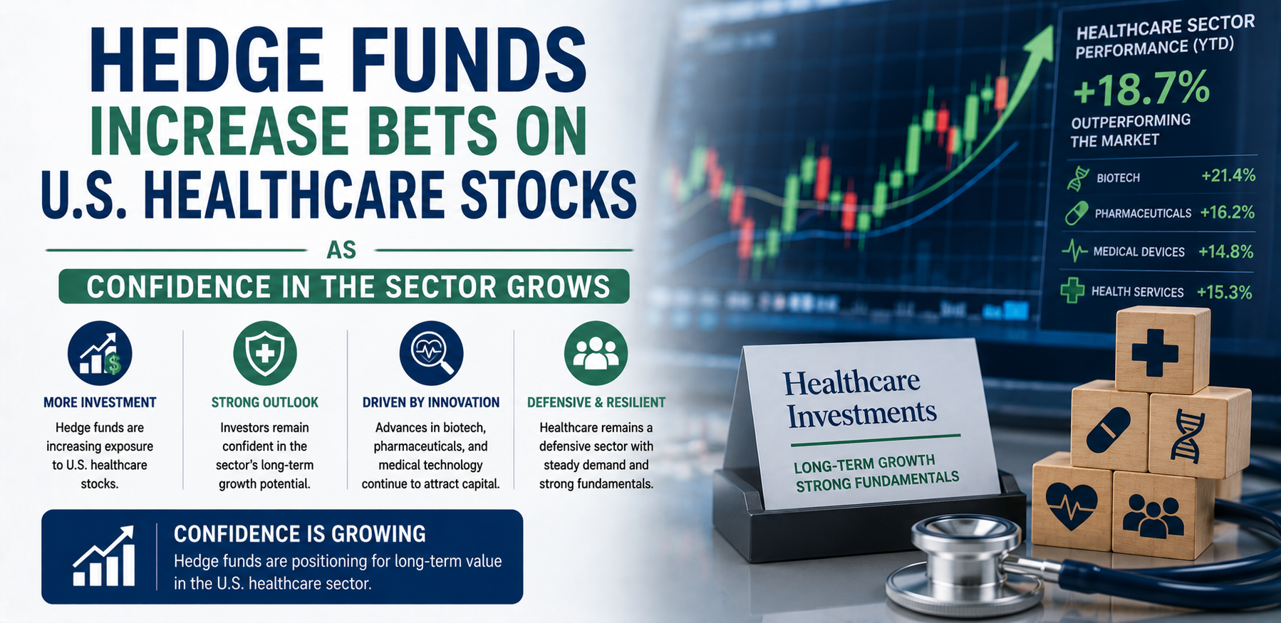 Hedge Funds Increase Bets on U.S. Healthcare Stocks as Confidence in the Sector Grows