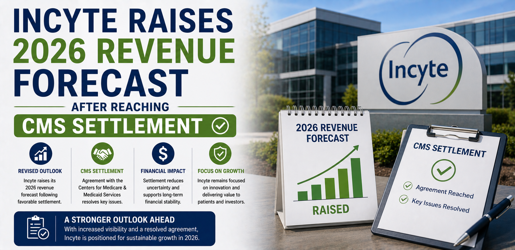 Incyte Raises 2026 Revenue Forecast After Reaching CMS Settlement