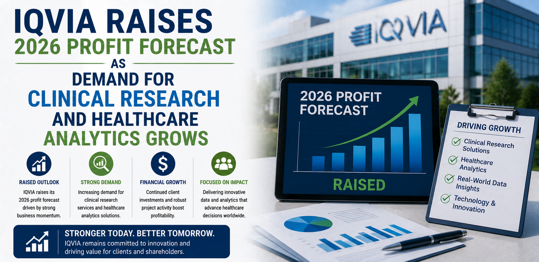 IQVIA Raises 2026 Profit Forecast as Demand for Clinical Research and Healthcare Analytics Grows