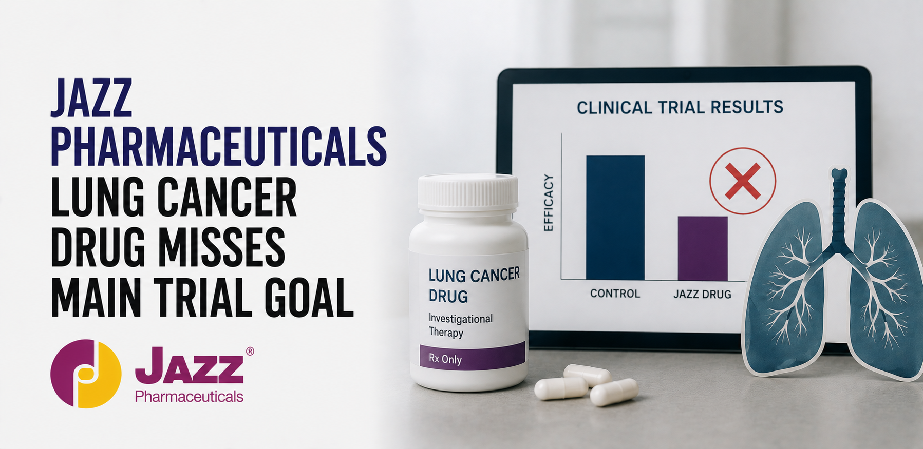 Jazz Pharmaceuticals Lung Cancer Drug Misses Main Trial Goal