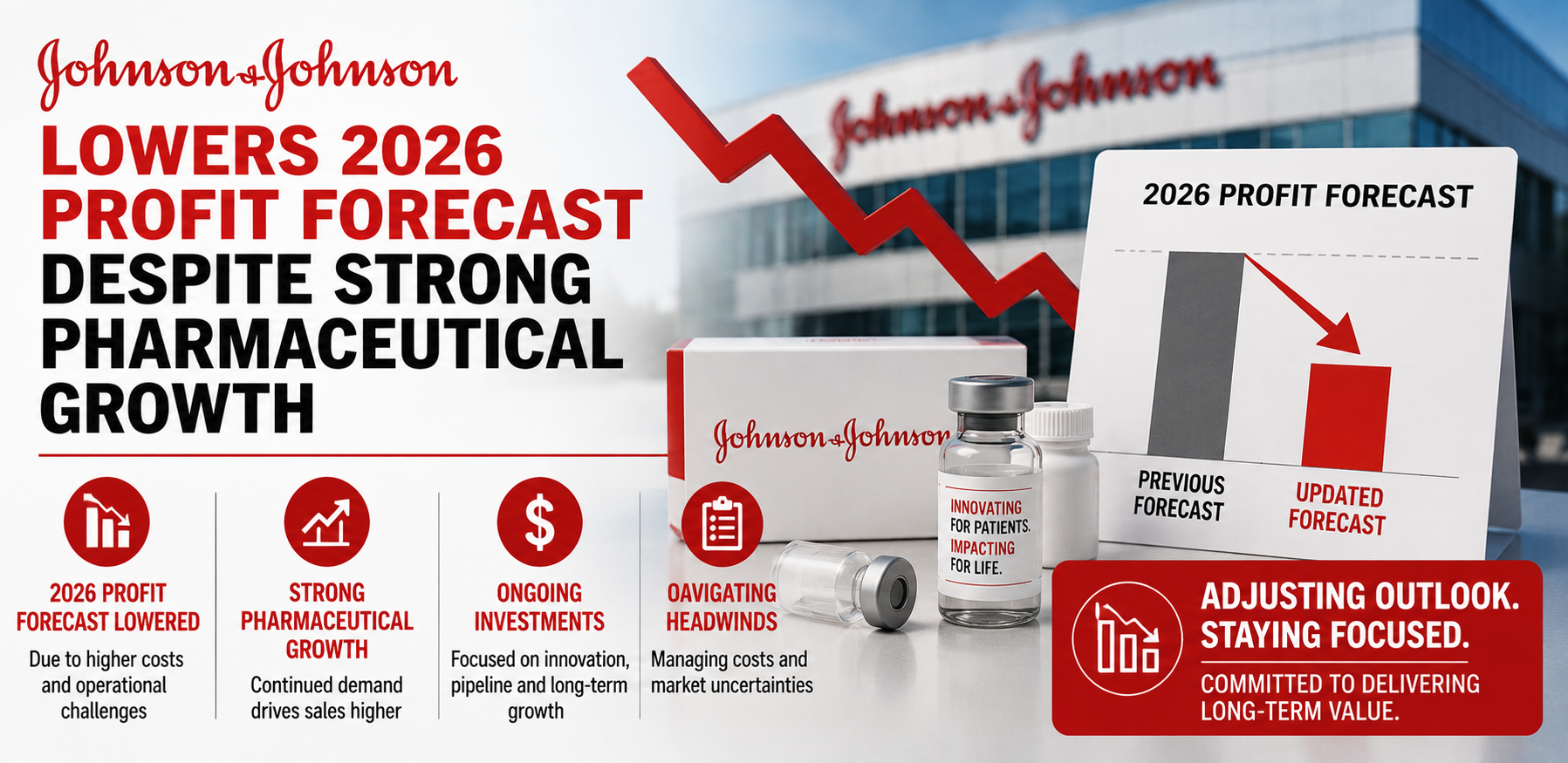 Johnson & Johnson Lowers 2026 Profit Forecast Despite Strong Pharmaceutical Growth