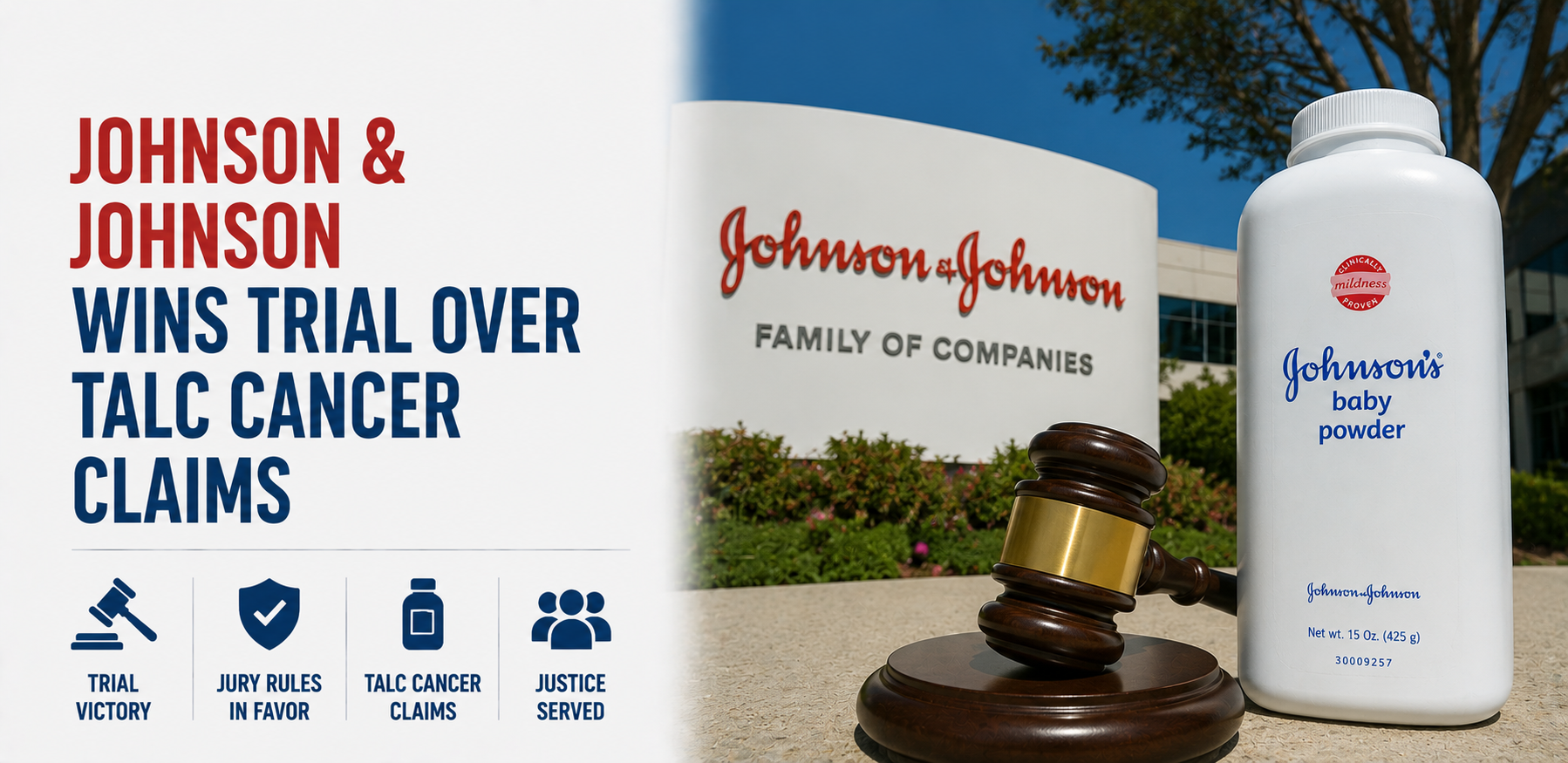 Johnson & Johnson Wins Trial Over Talc Cancer Claims