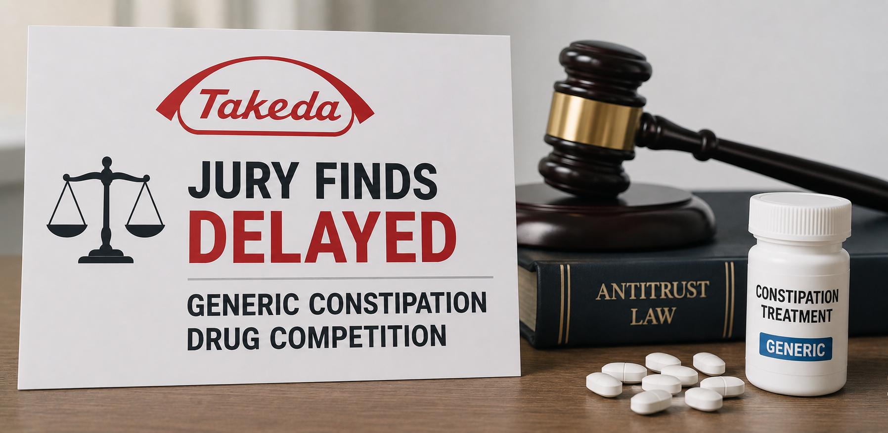 Jury Finds Takeda Delayed Generic Constipation Drug Competition