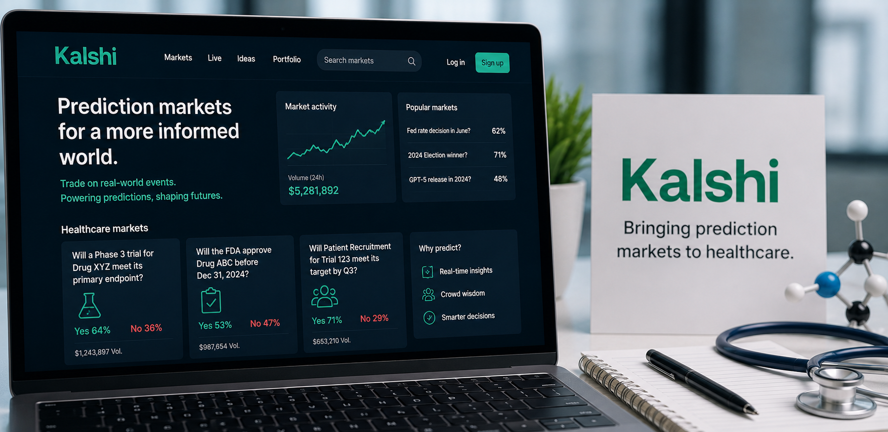 Kalshi Expands Prediction Markets to Clinical Trials and FDA Decisions, Raising New Questions for Healthcare