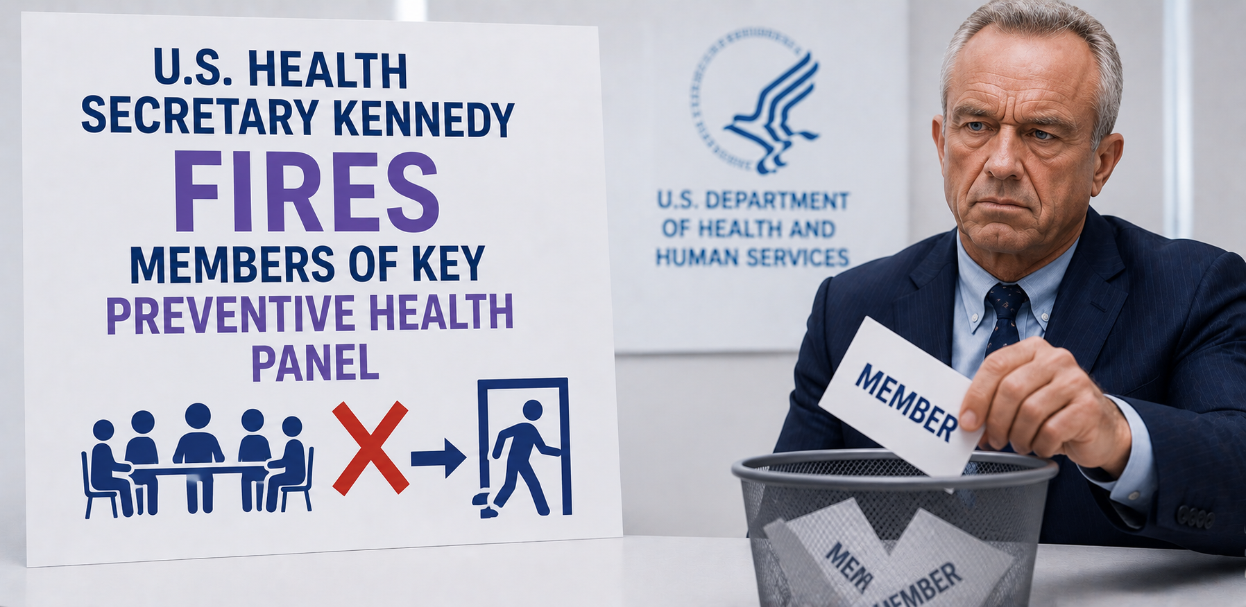U.S. Health Secretary Kennedy Fires Members of Key Preventive Health Panel