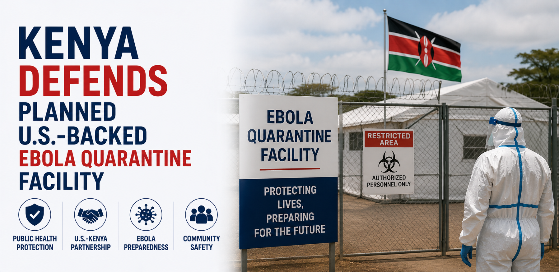 Kenya Defends Planned U.S.-Backed Ebola Quarantine Facility