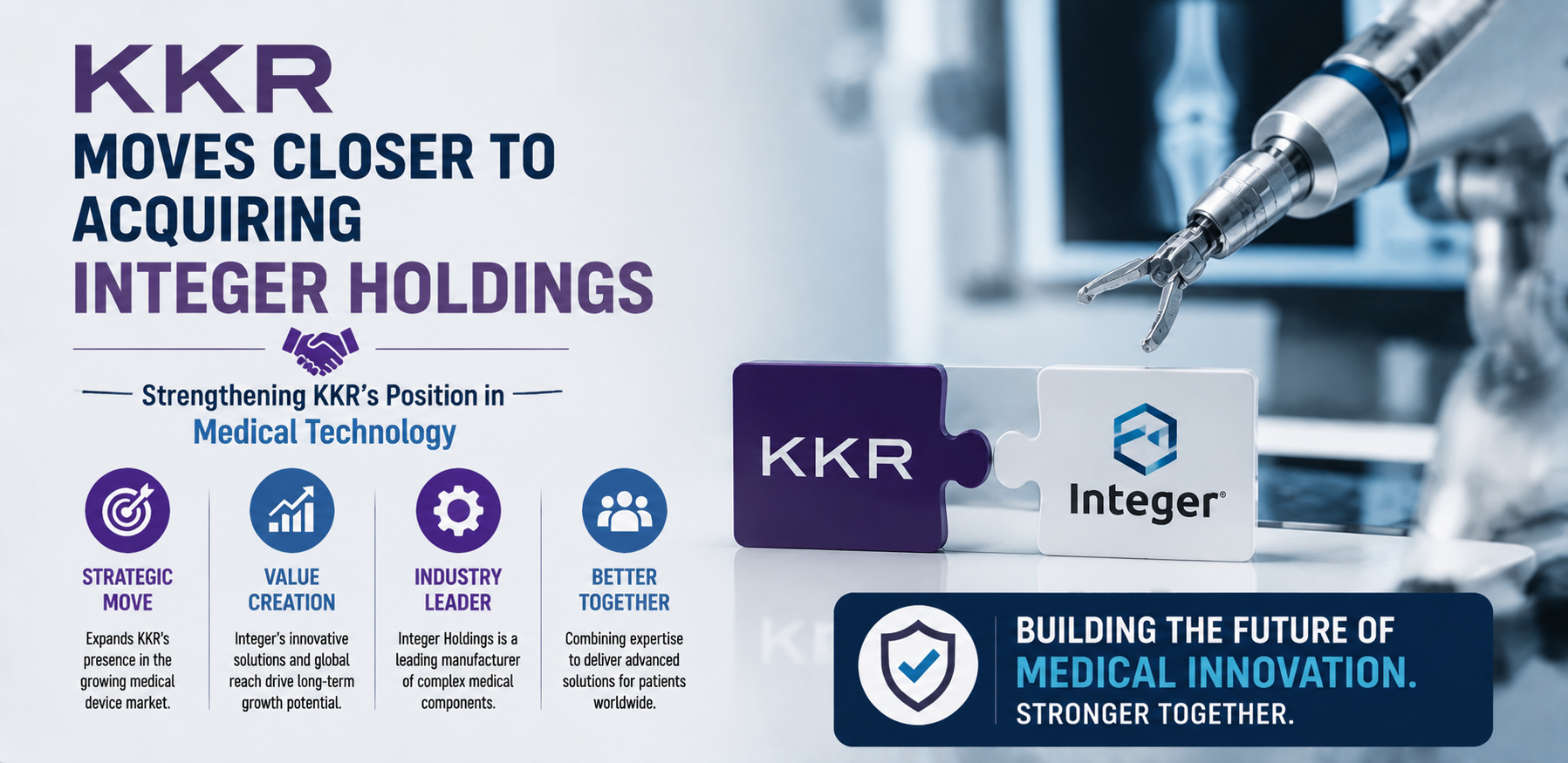 KKR Moves Closer to Acquiring Medical Device Manufacturer Integer Holdings