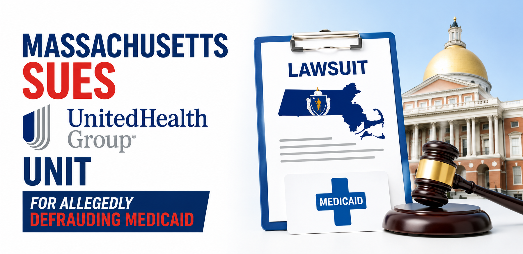Massachusetts Sues UnitedHealth Unit for Allegedly Defrauding Medicaid