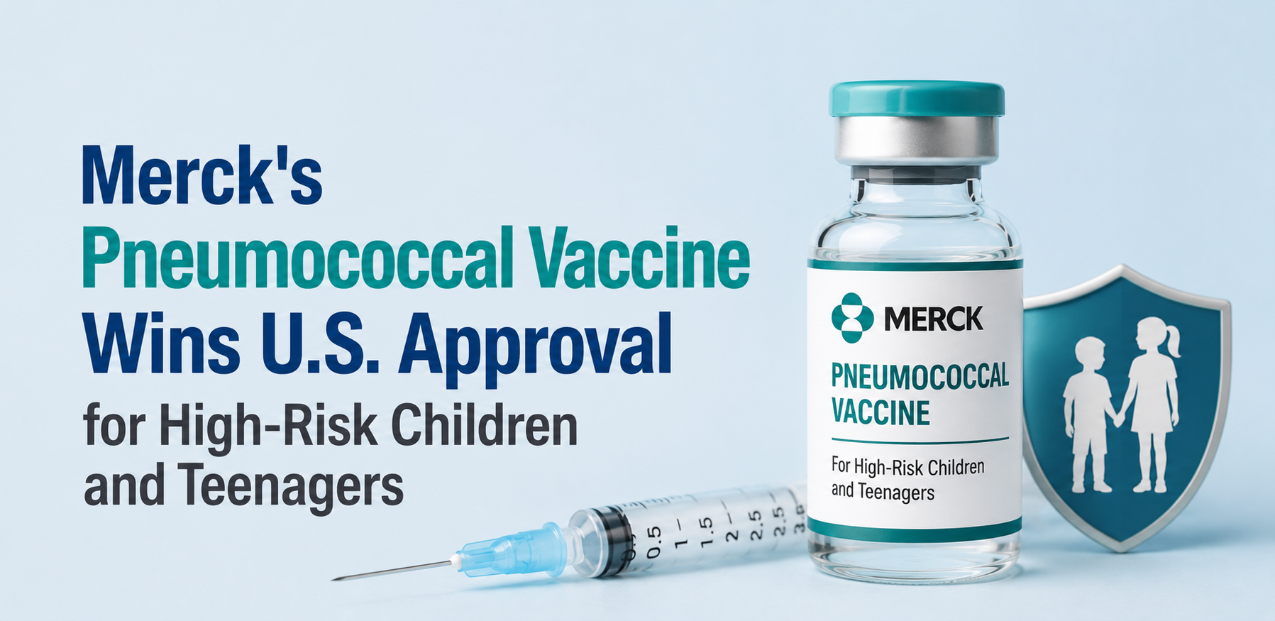 Merck's Pneumococcal Vaccine Wins U.S. Approval for High-Risk Children and Teenagers