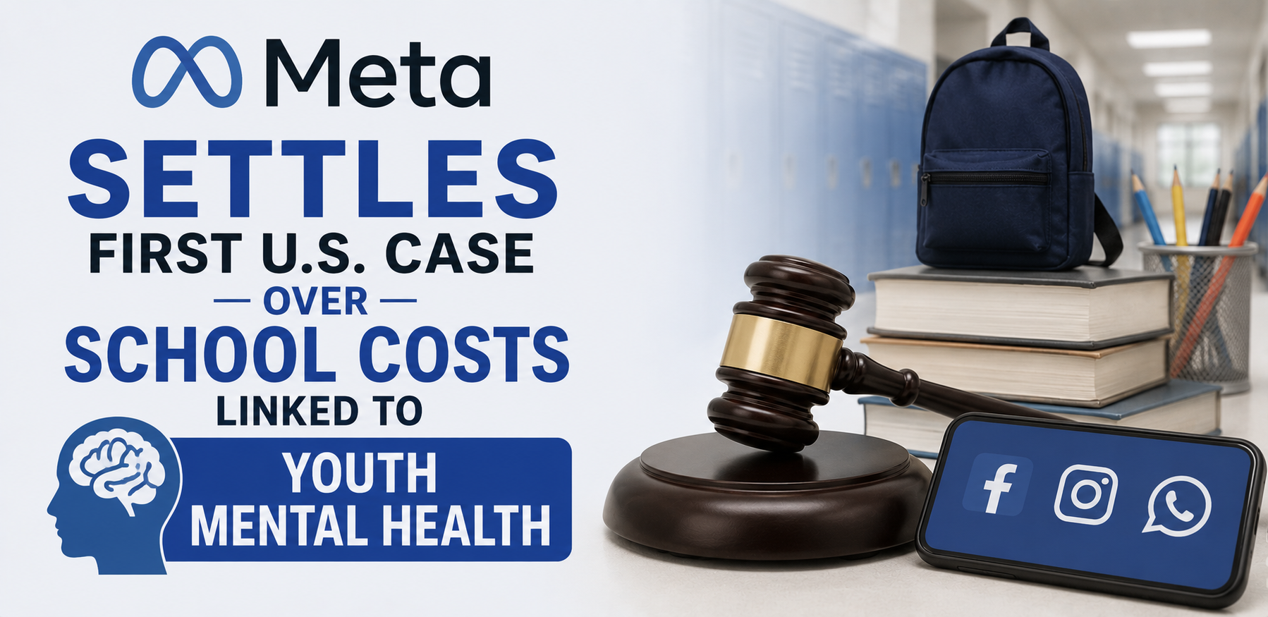 Meta Settles First U.S. Case Over School Costs Linked to Youth Mental Health