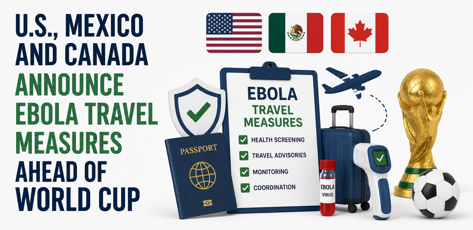 U.S., Mexico and Canada Announce Ebola Travel Measures Ahead of World Cup