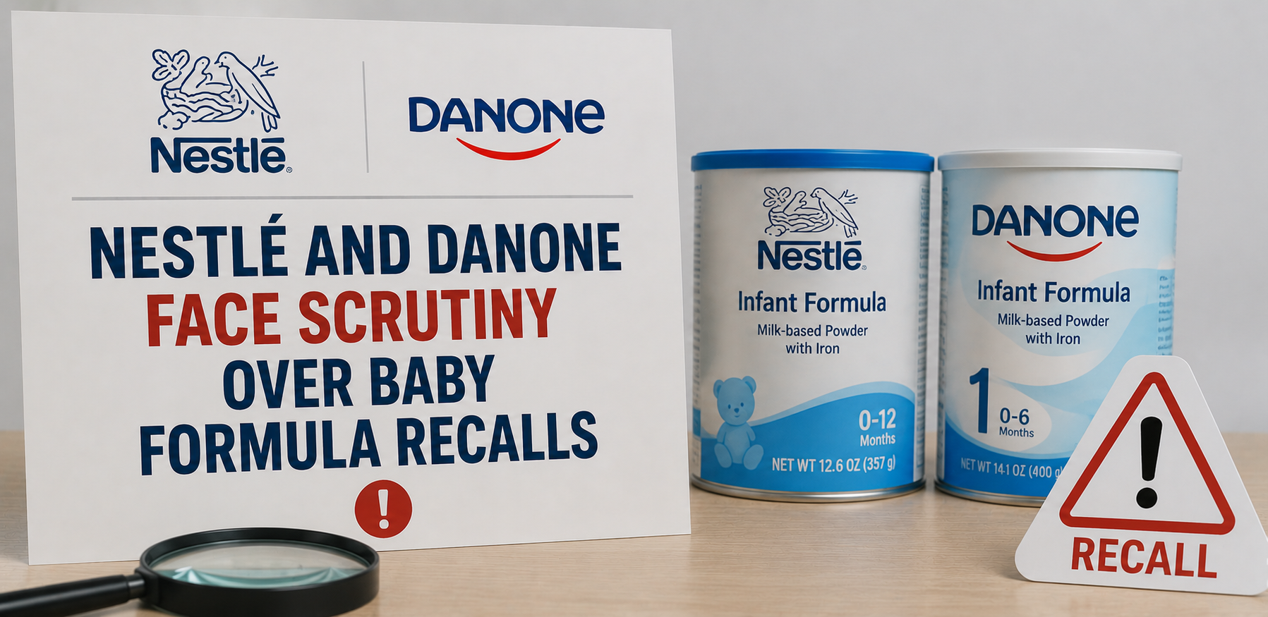 Nestlé and Danone Face Scrutiny Over Baby Formula Recalls
