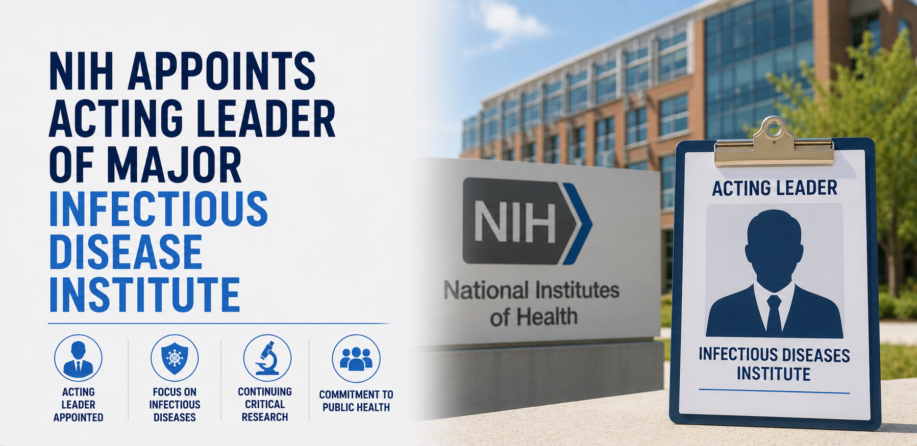 NIH Appoints Acting Leader of Major Infectious Disease Institute