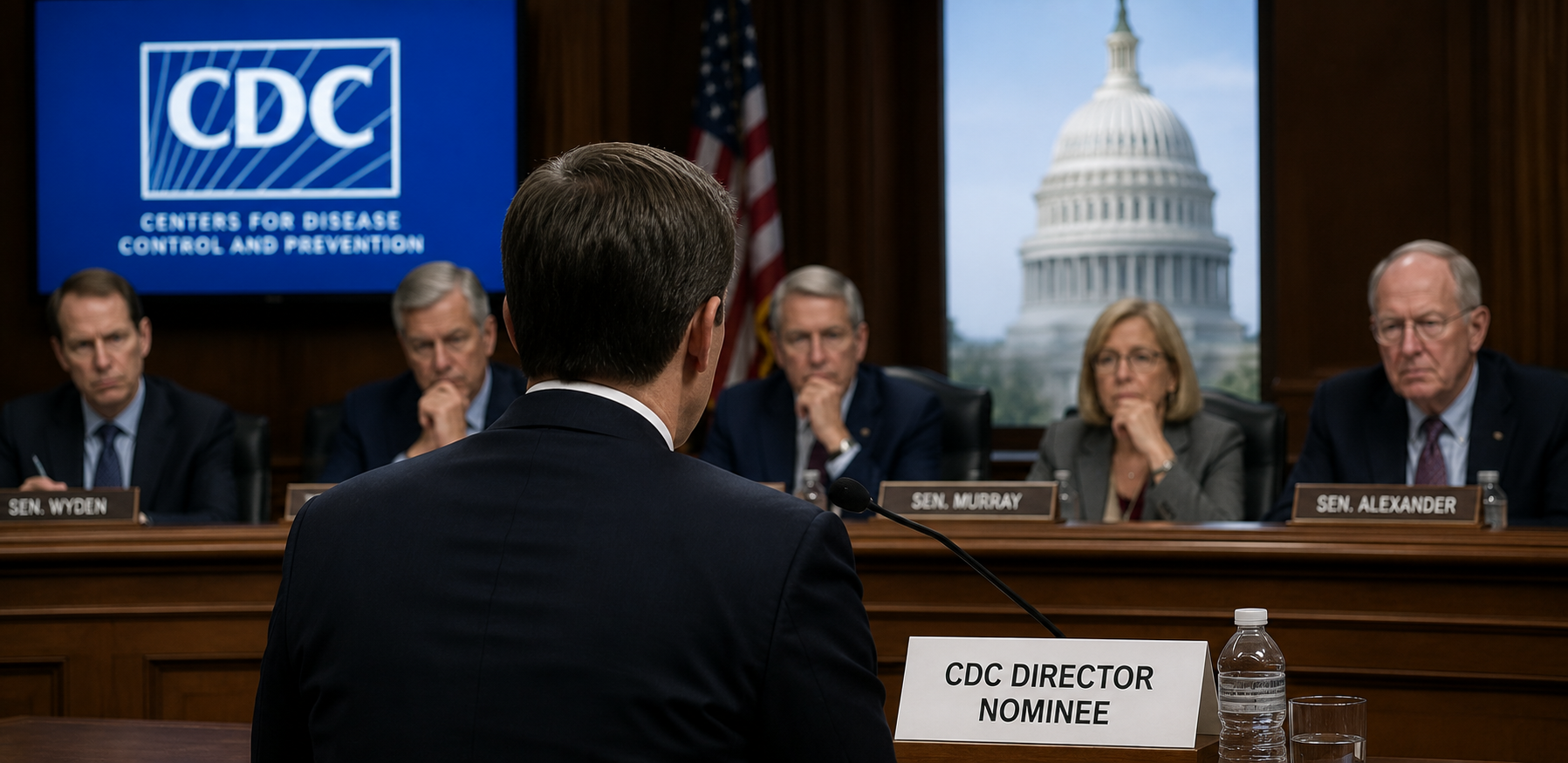 Trump's Nominee for CDC Director Faces Senate Questions on Public Health Priorities