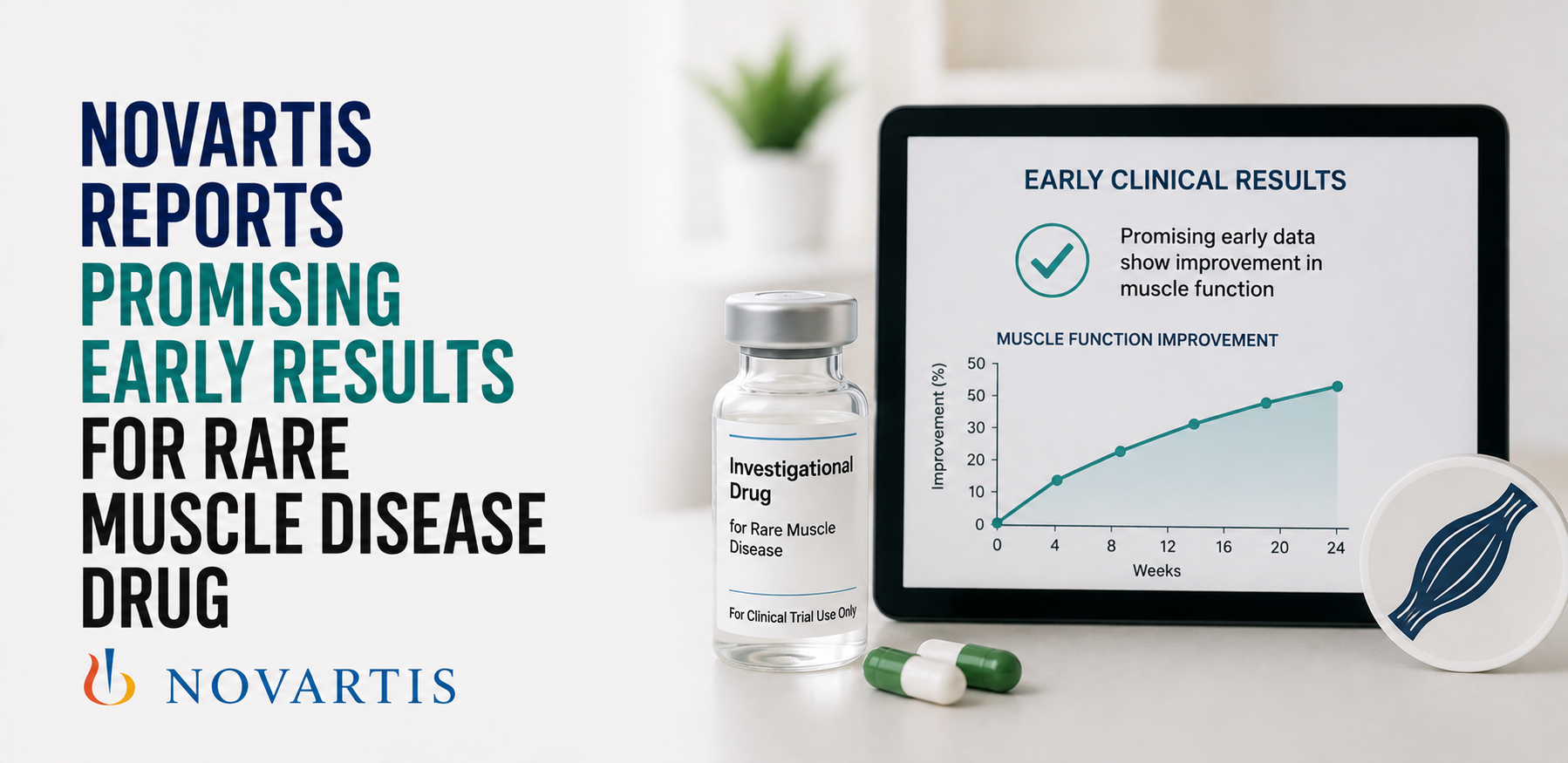 Novartis Reports Promising Early Results for Rare Muscle Disease Drug