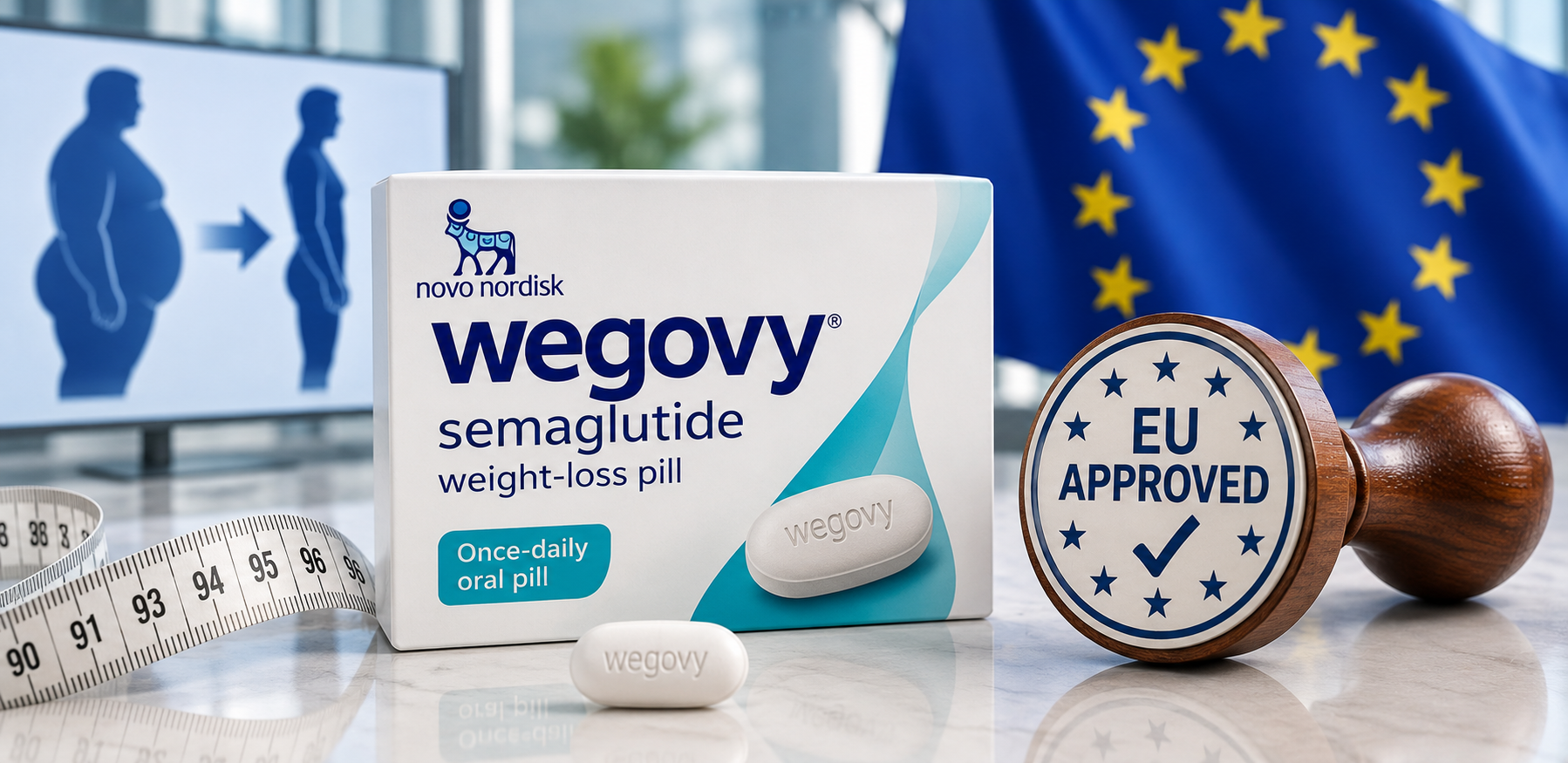 Novo Nordisk Wins EU Approval for Wegovy Weight-Loss Pill, Expanding Obesity Treatment Options