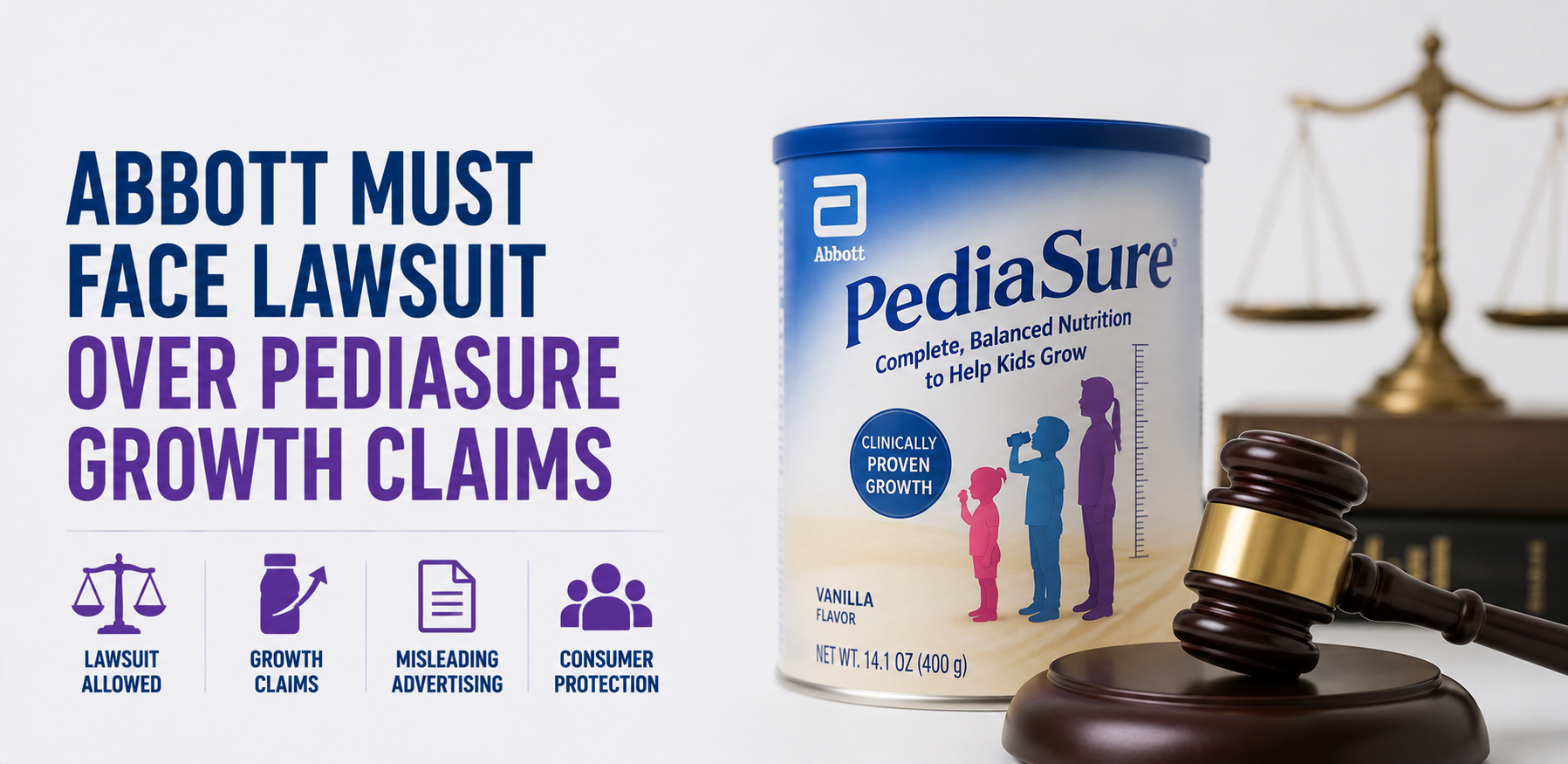 Abbott Must Face Lawsuit Over PediaSure Growth Claims