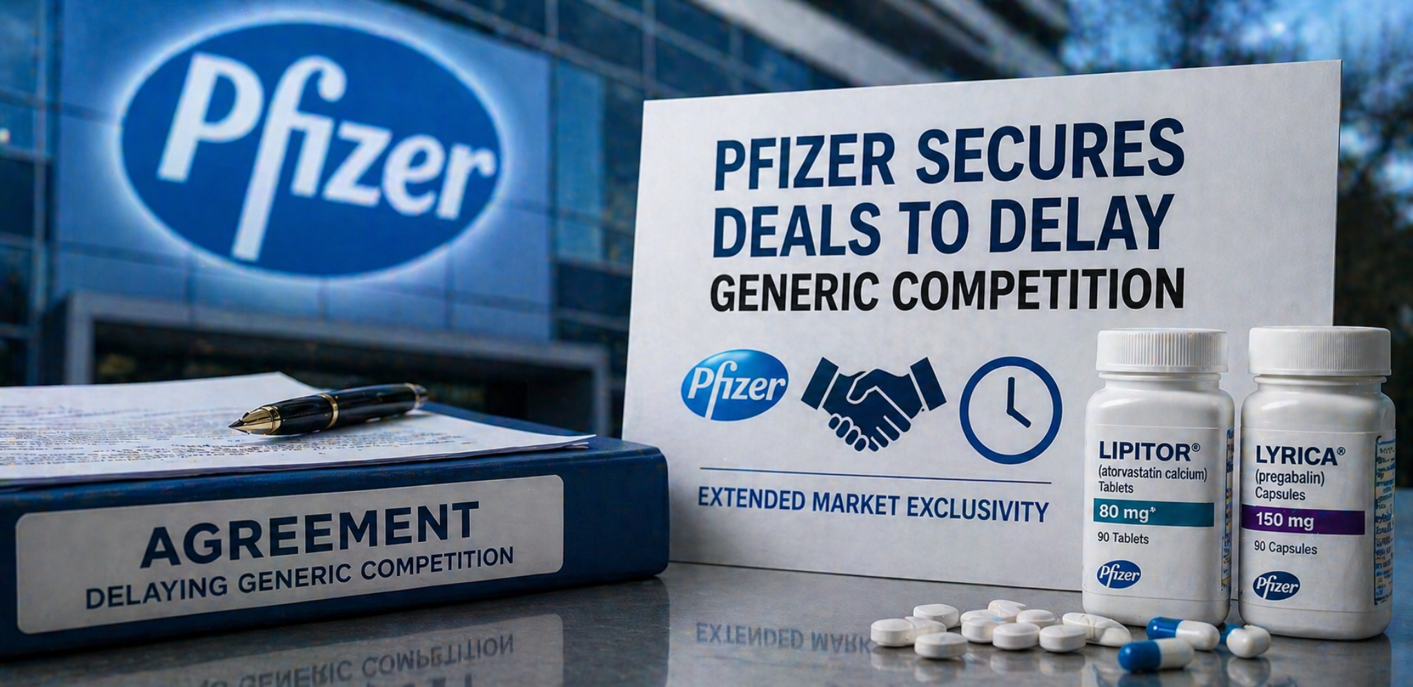 Pfizer secures deals to delay generic competition