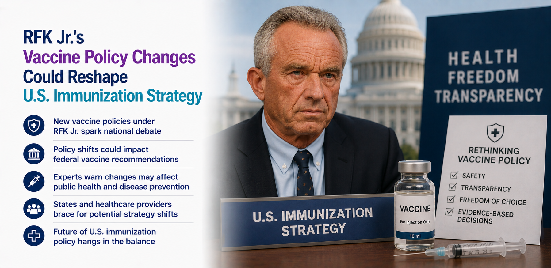 RFK Jr.'s Vaccine Policy Changes Could Reshape U.S. Immunization Strategy