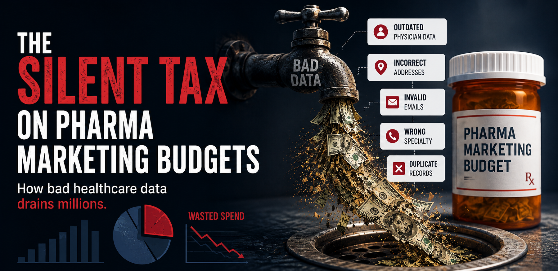 The Silent Tax on Pharma Marketing Budgets: Data Decay