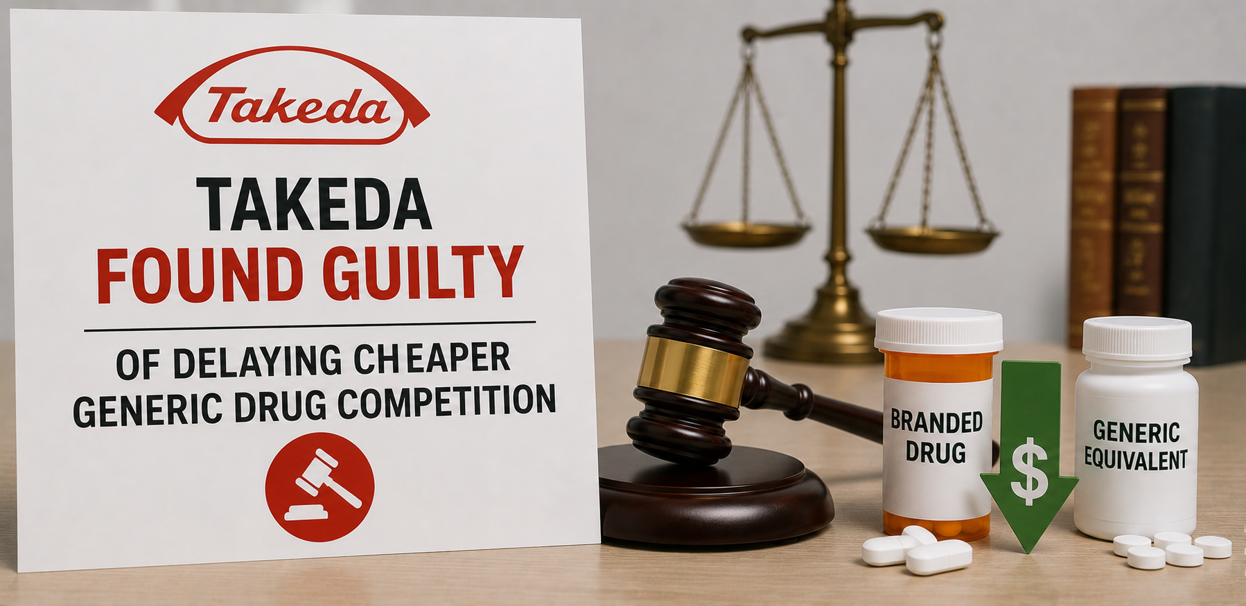 Takeda Found Guilty of Delaying Cheaper Generic Drug Competition