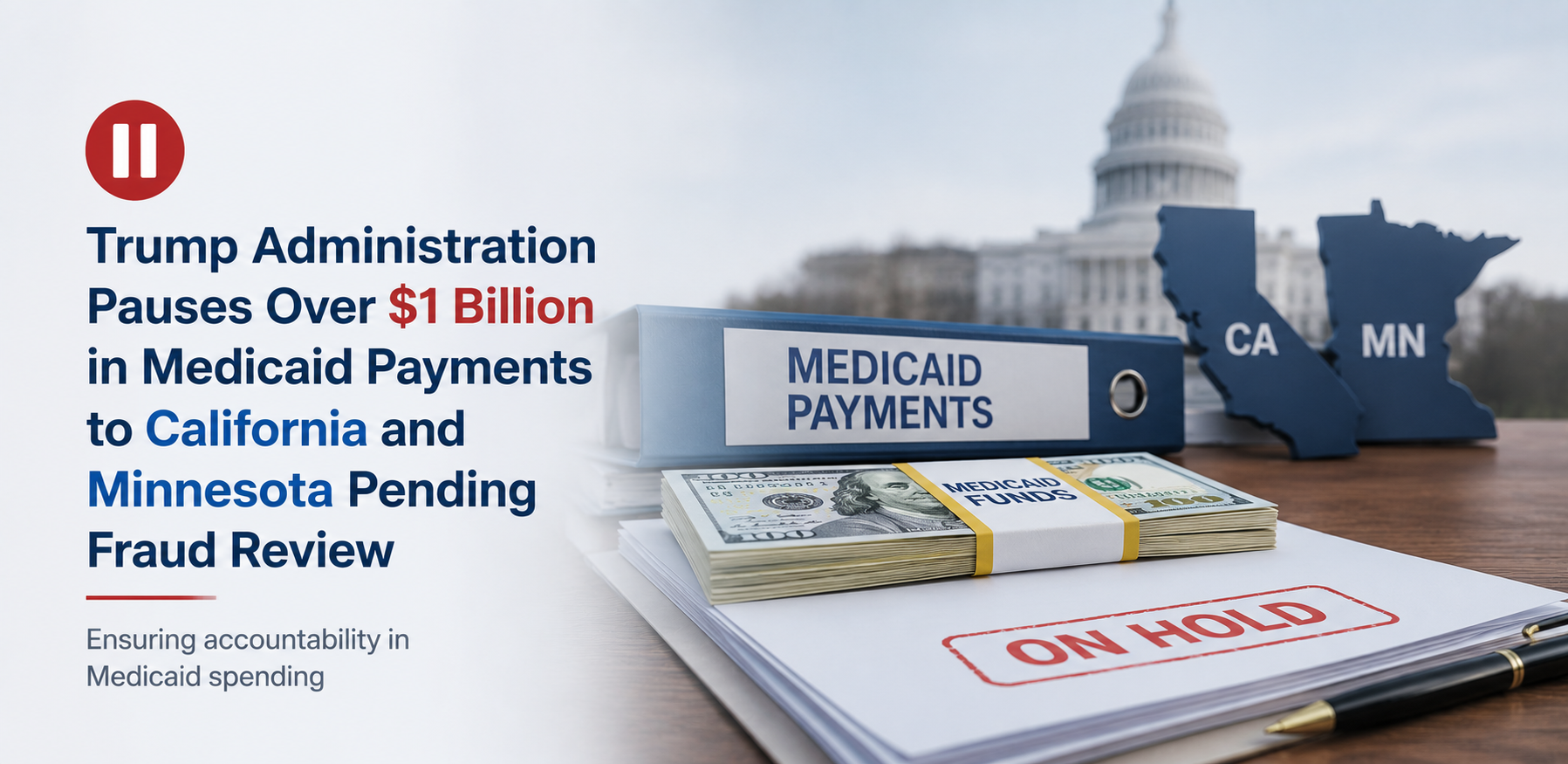 Trump Administration Pauses Over $1 Billion in Medicaid Payments to California and Minnesota Pending Fraud Review