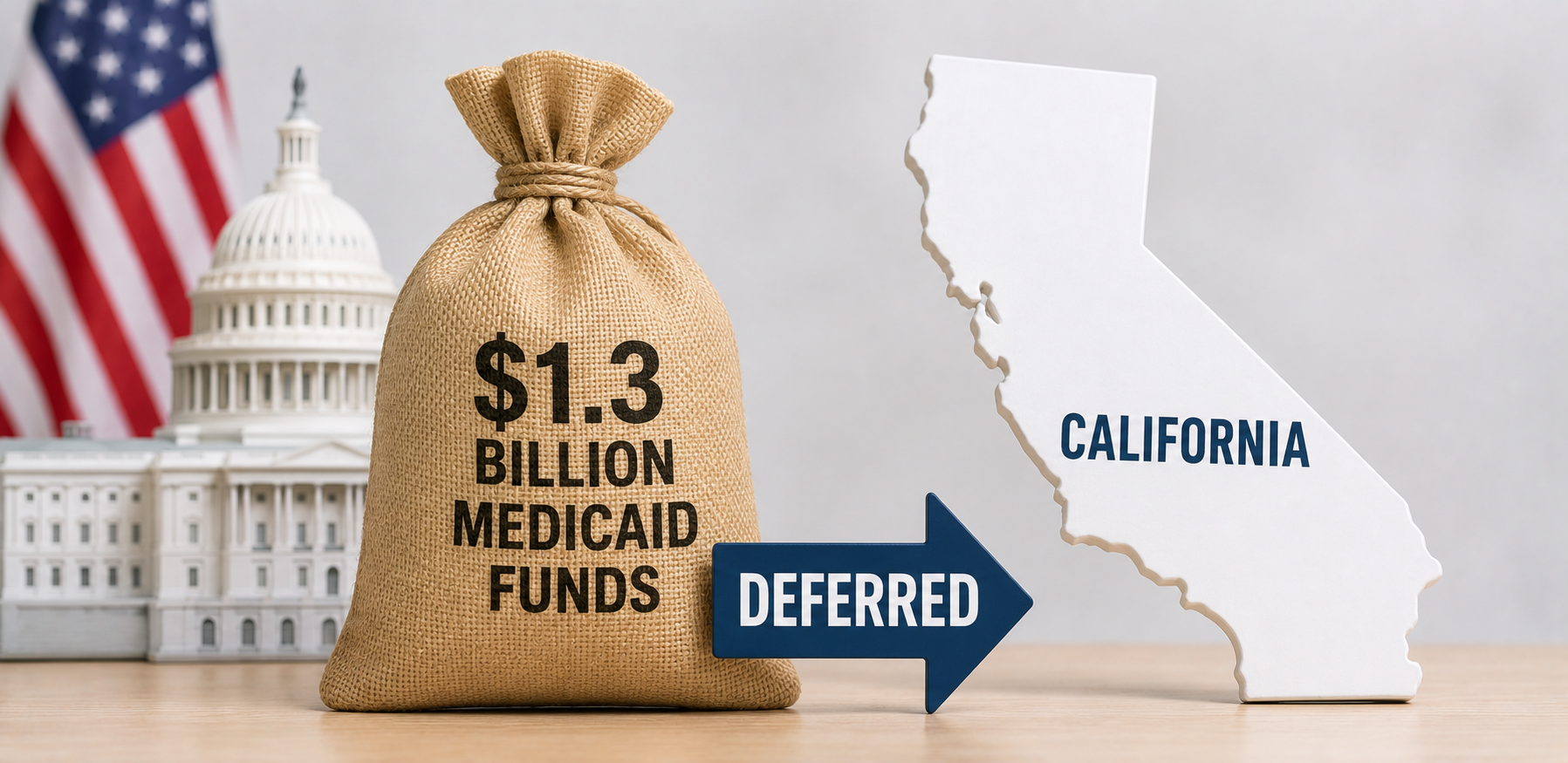 U.S. Defers $1.3 Billion Medicaid Funds to California