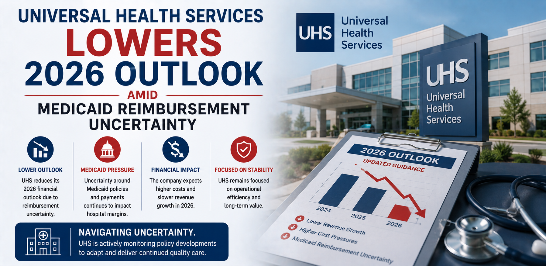 Universal Health Services Lowers 2026 Outlook Amid Medicaid Reimbursement Uncertainty