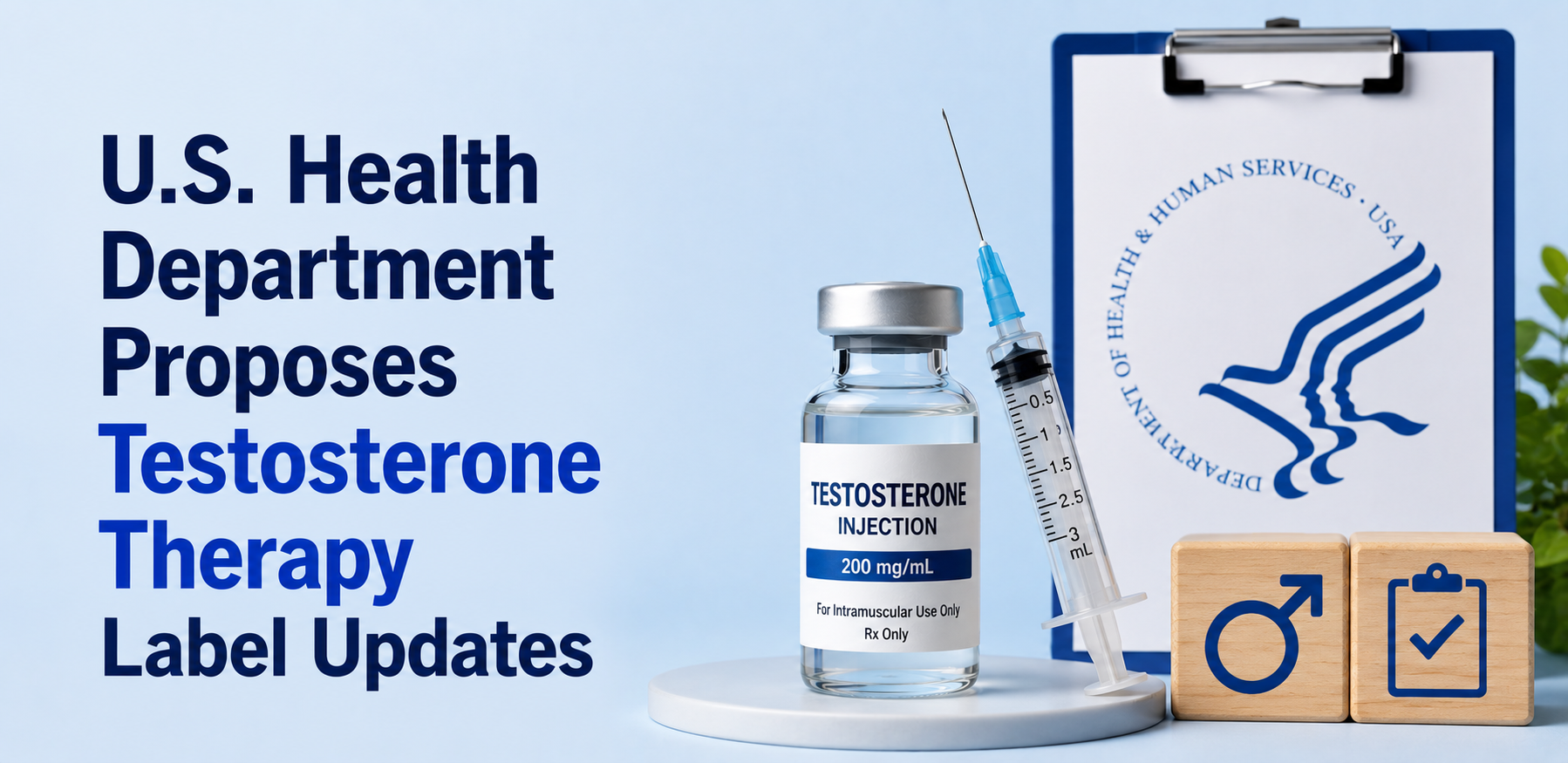 U.S. Health Department Proposes Testosterone Therapy Label Updates