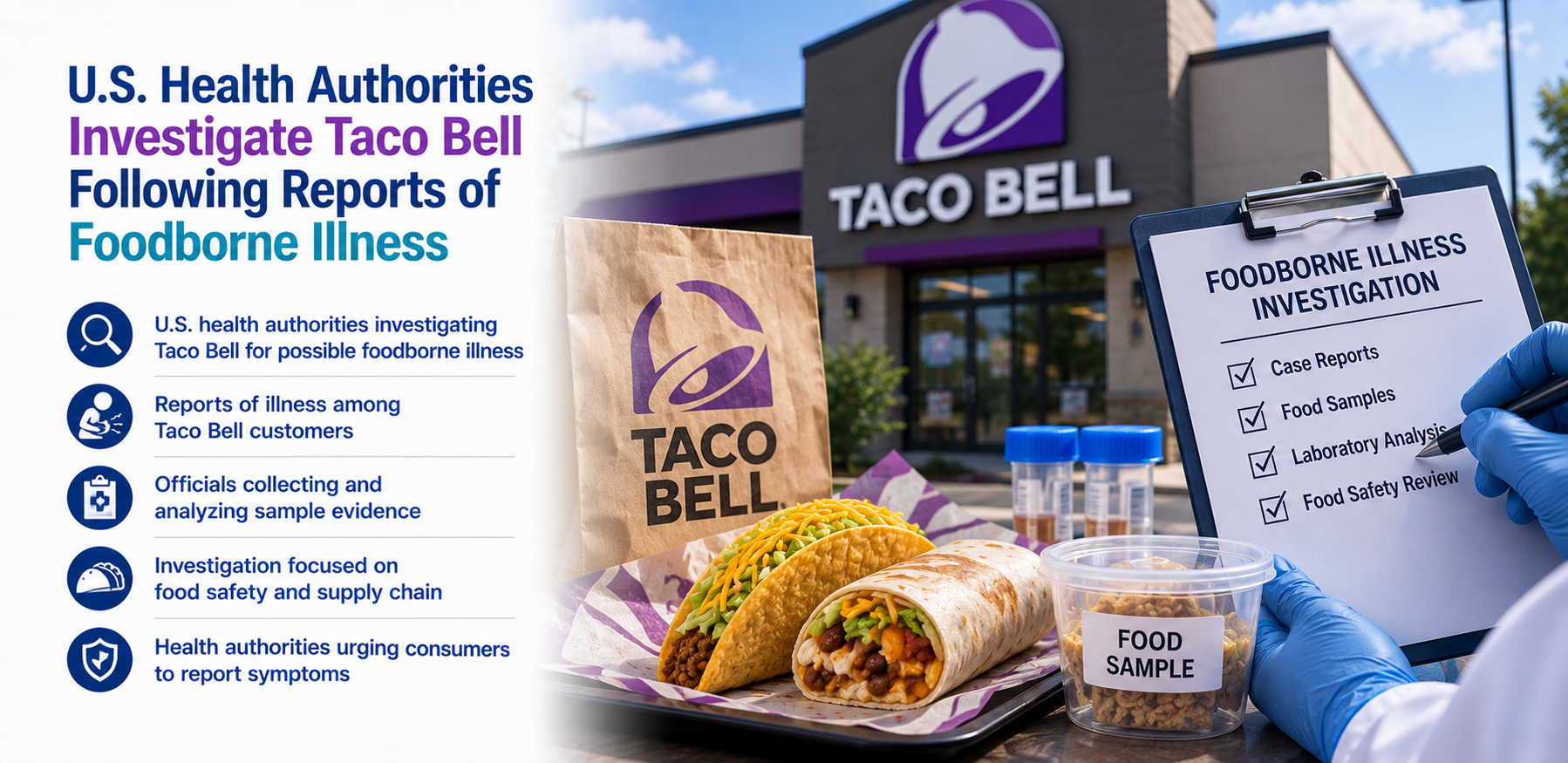 U.S. Health Authorities Investigate Taco Bell Following Reports of Foodborne Illness