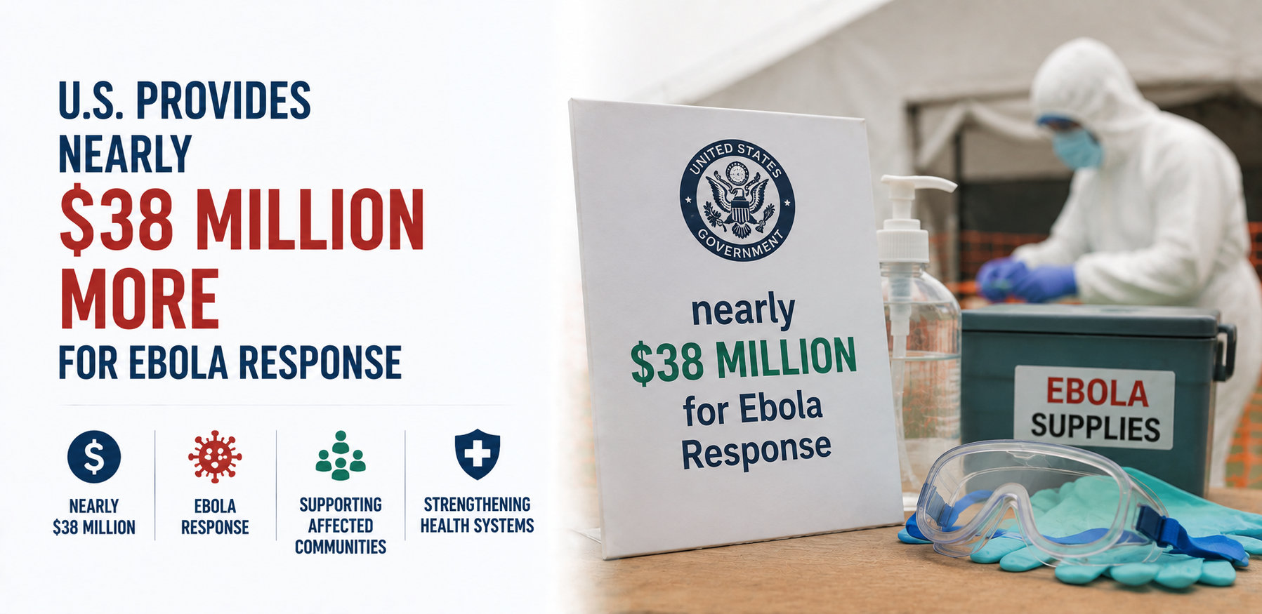 U.S. Provides Nearly $38 Million More for Ebola Response