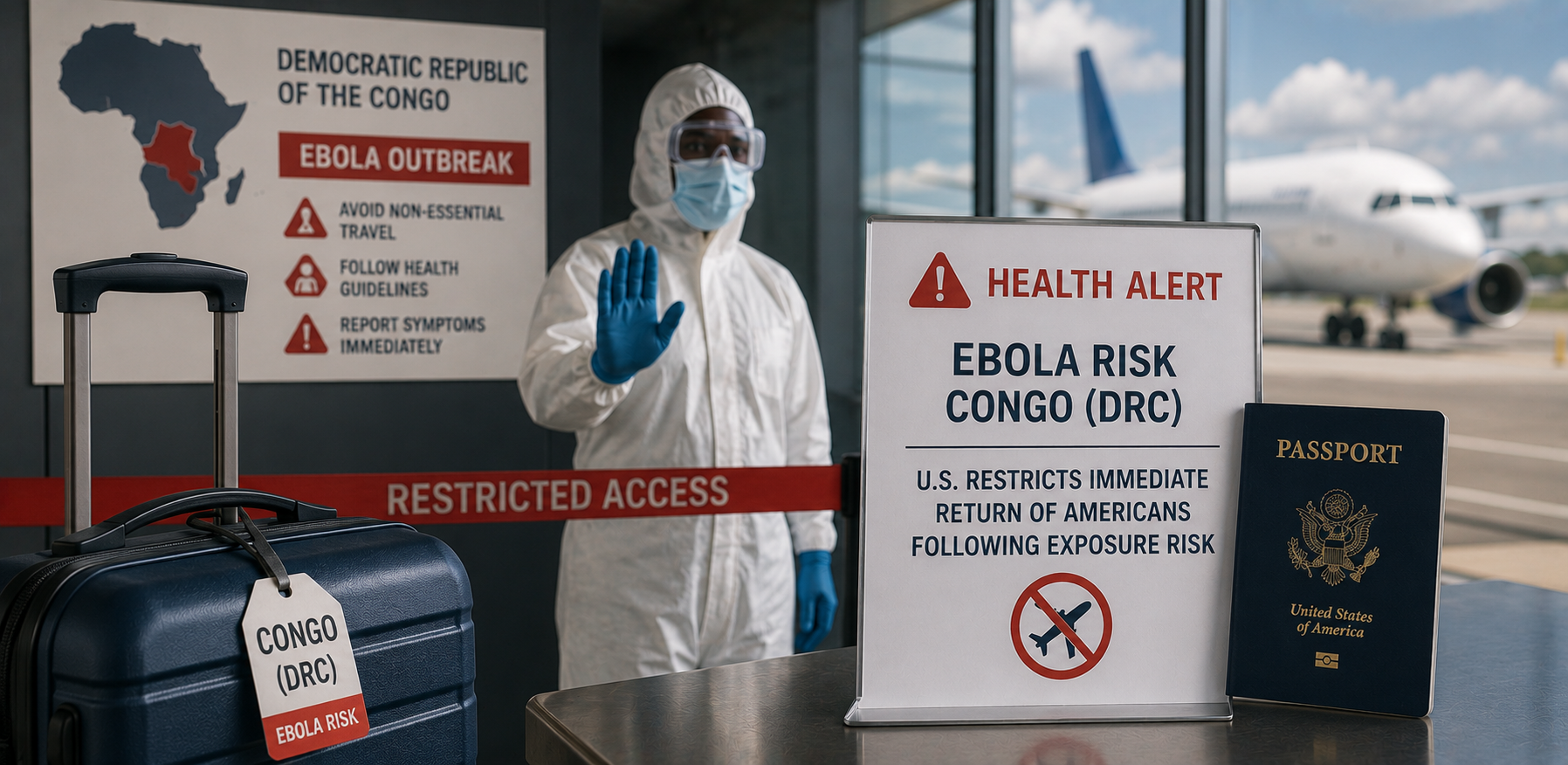 U.S. Restricts Immediate Return of Americans in Congo Following Ebola Exposure Risk